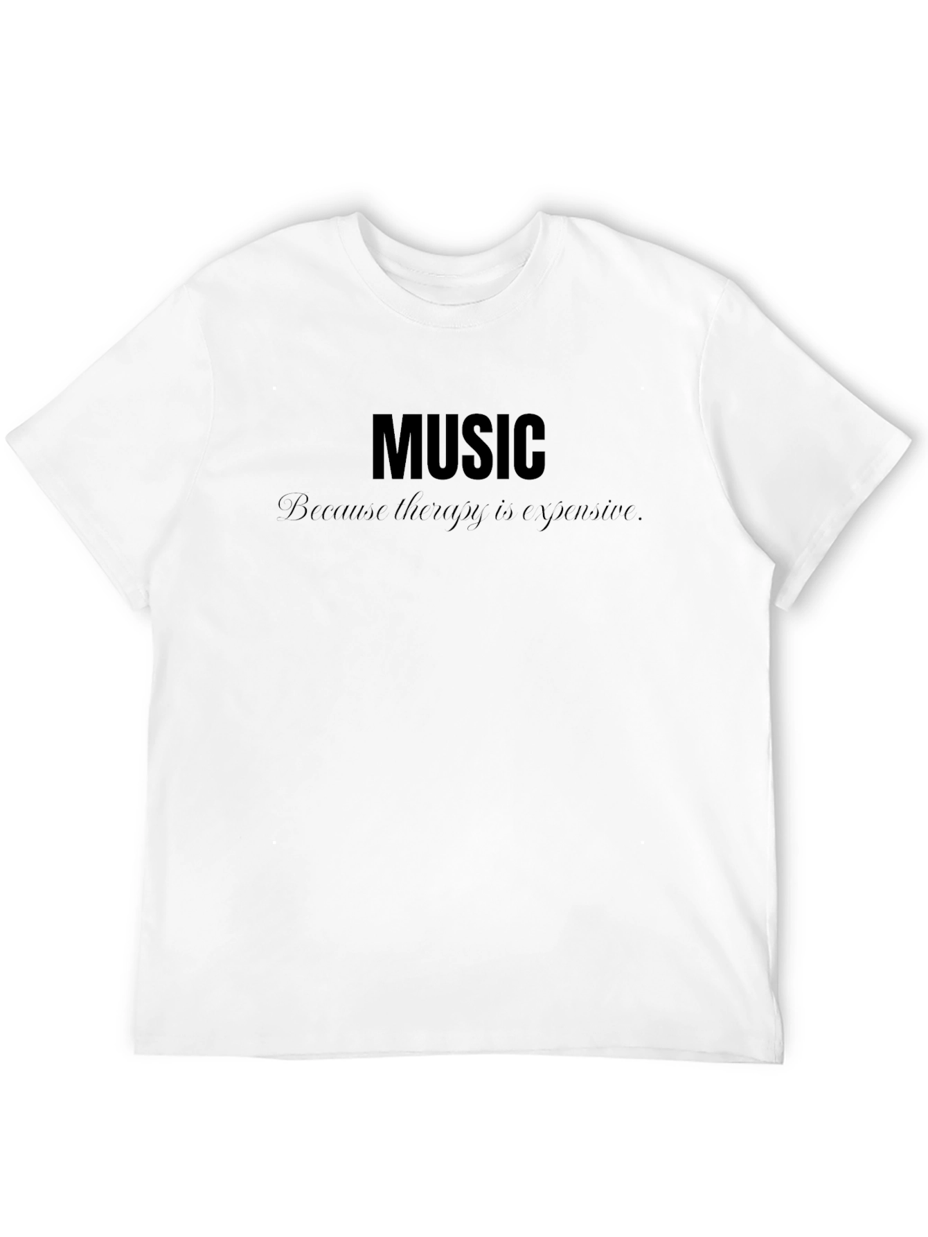 Music Therapy Tee: Because Therapy is Expensive
