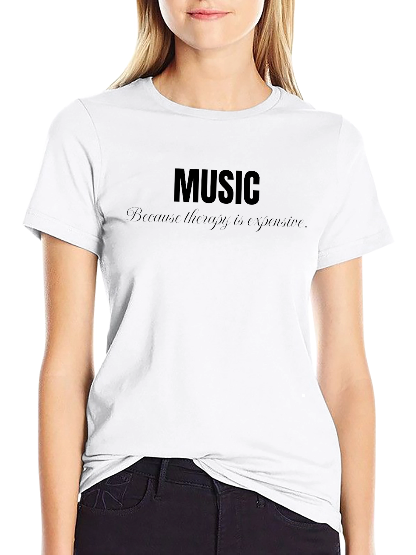 Music Therapy Tee: Because Therapy is Expensive