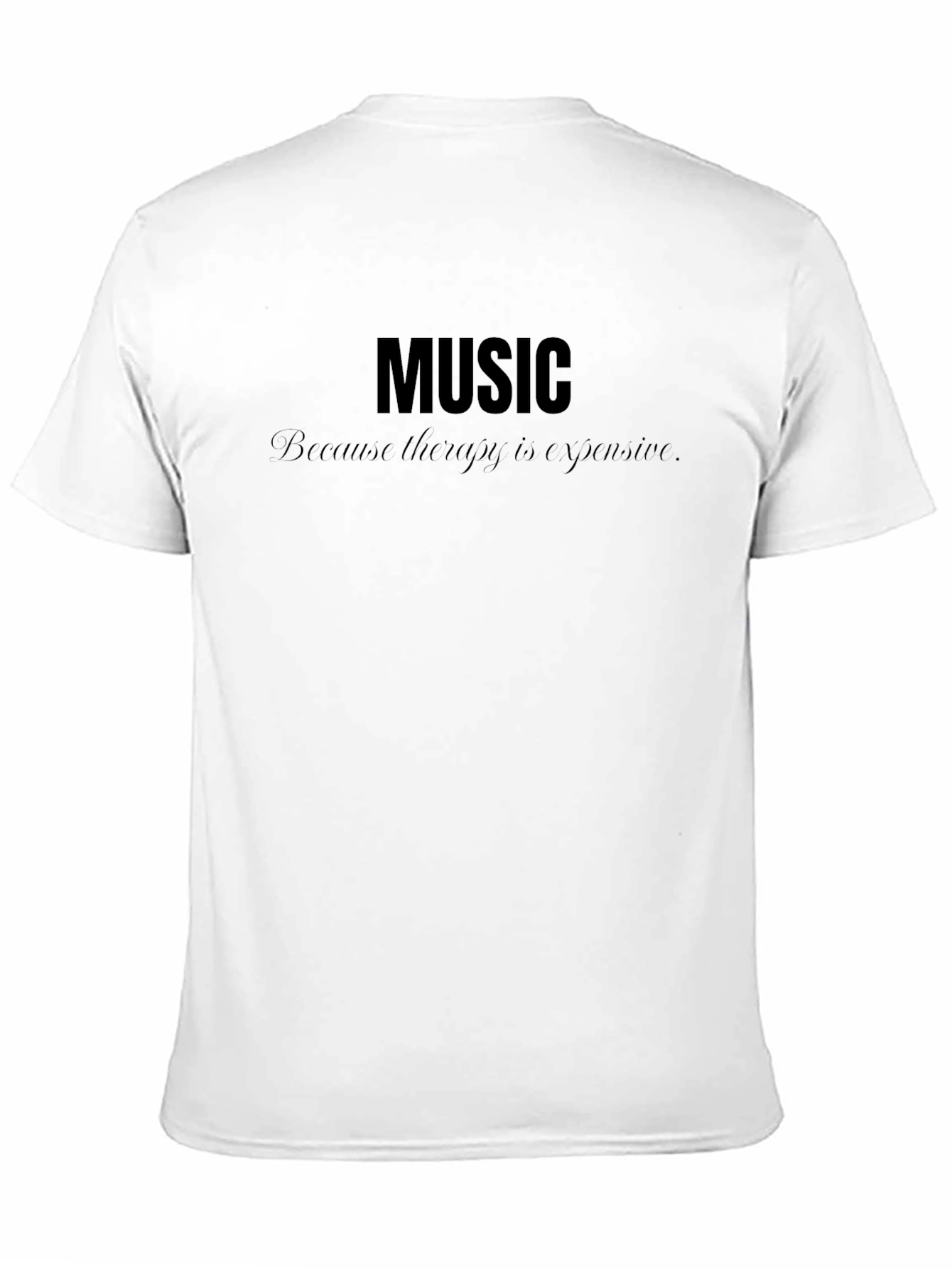 Music Therapy Tee: Because Therapy is Expensive