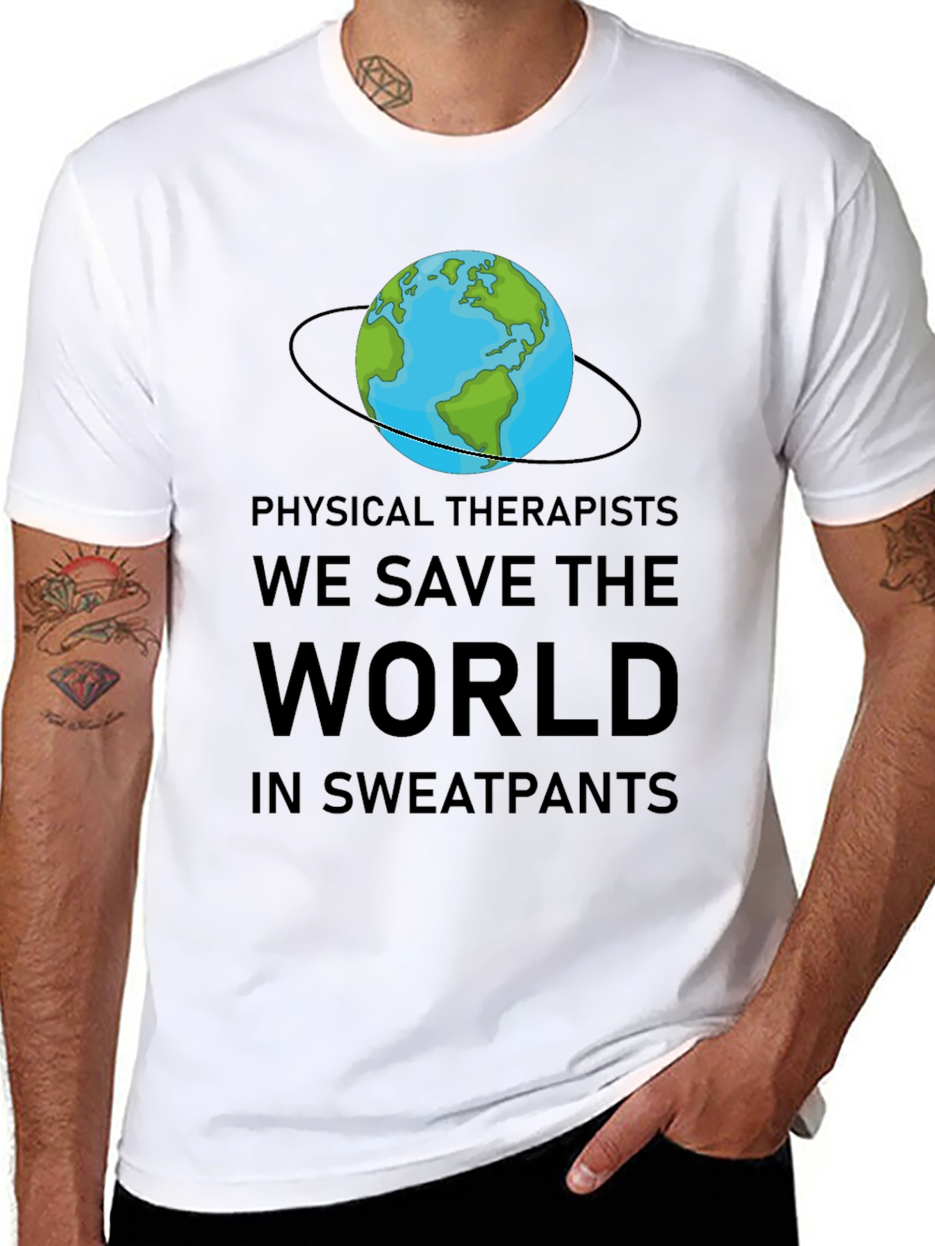 Physical Therapists Save the World T-Shirt