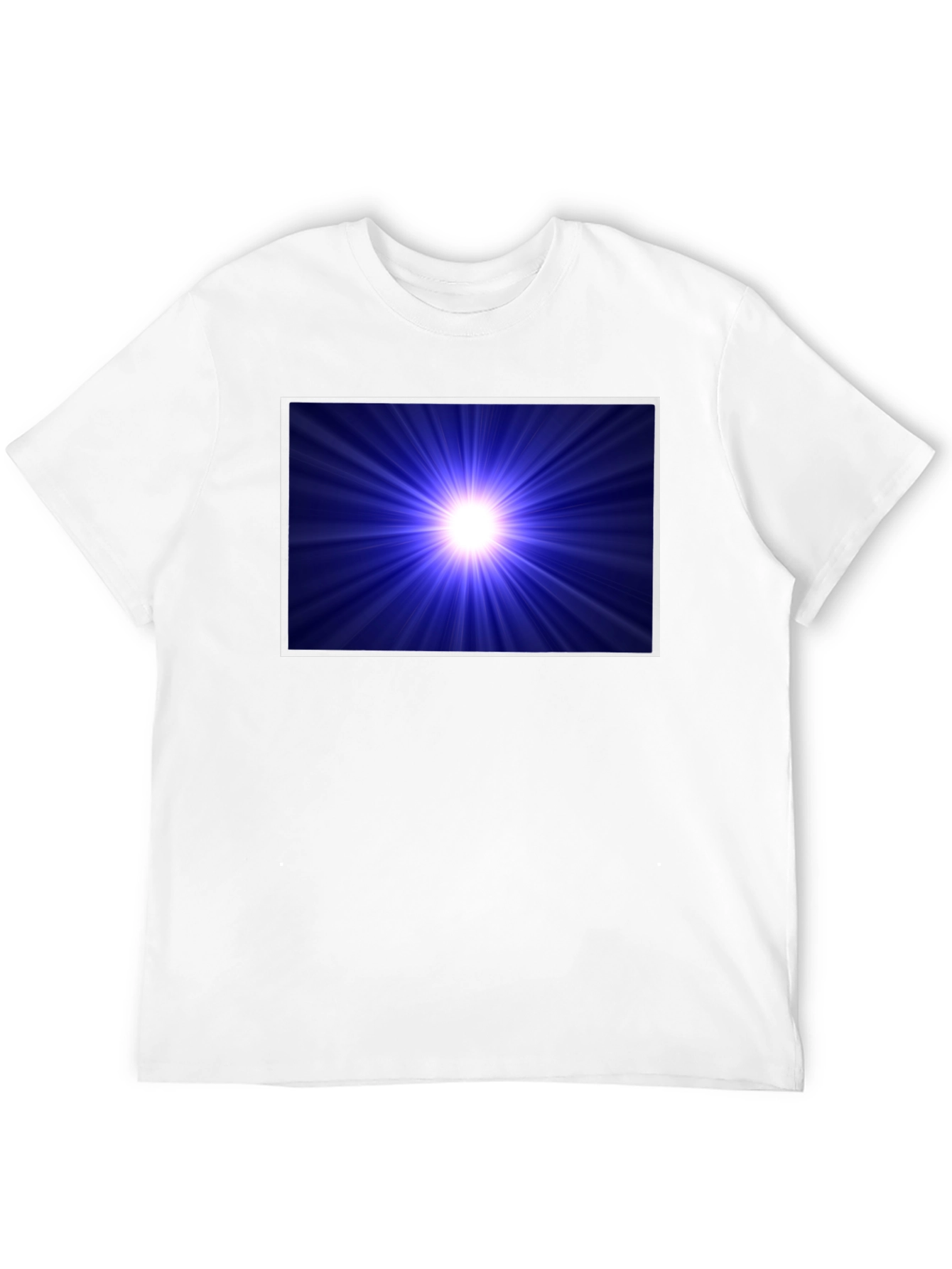 Cosmic Burst Graphic Tee - Black Cotton Blend