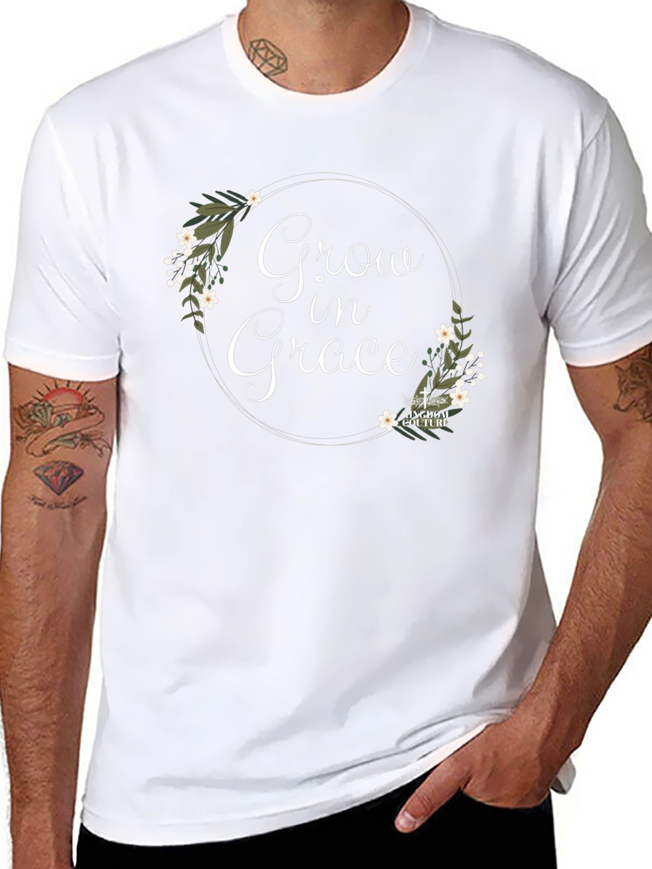 Grow in Grace T-Shirt | Christian Inspired Design