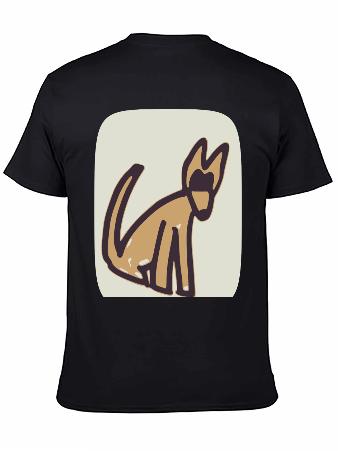 Abstract Dog Graphic Tee - Stylish & Unique