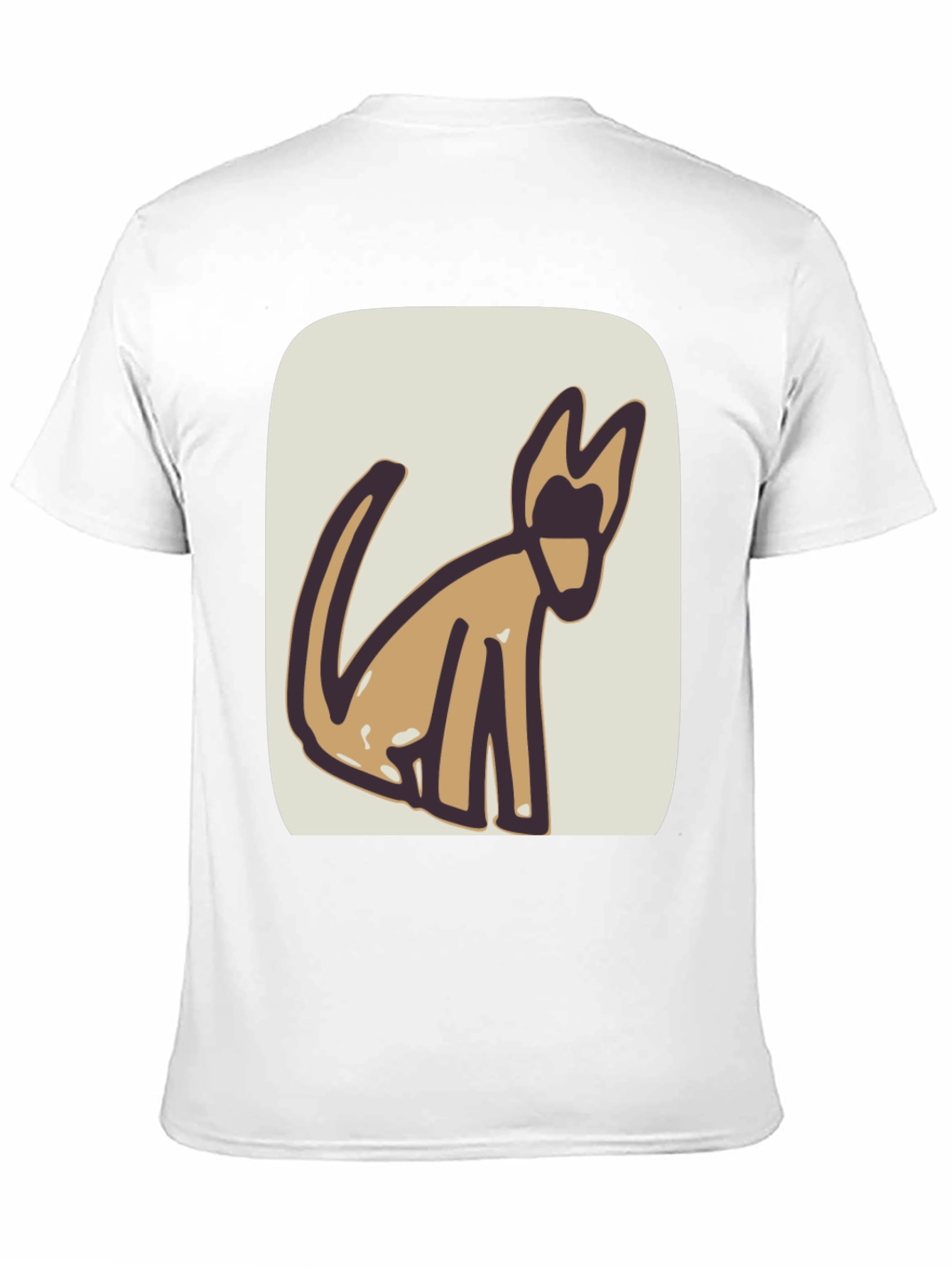Abstract Dog Graphic Tee - Stylish & Unique