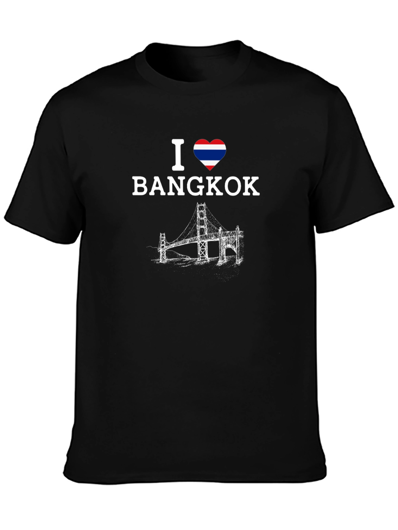 I Heart Bangkok T-Shirt - Mens Black Tee