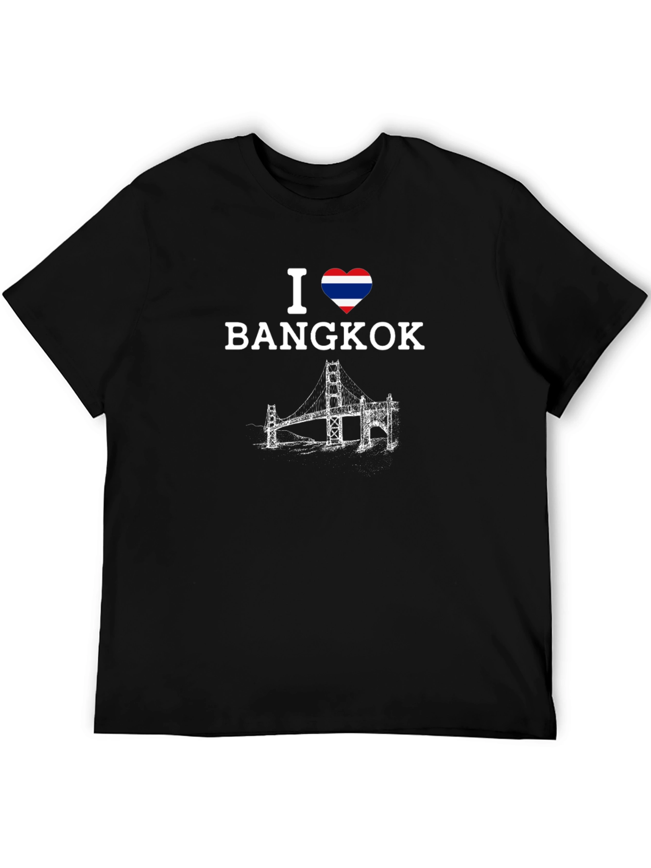 I Heart Bangkok T-Shirt - Mens Black Tee