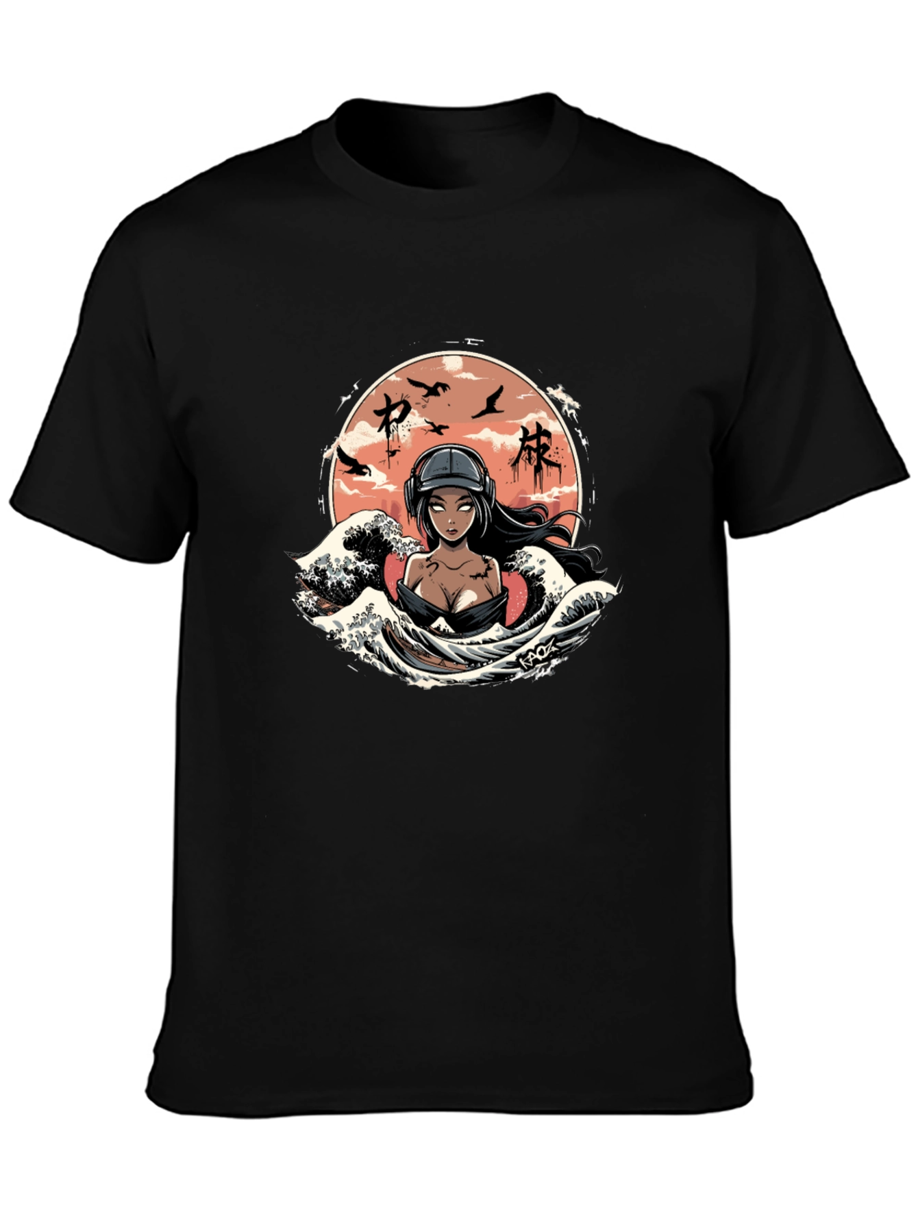 Anime Wave Art T-Shirt