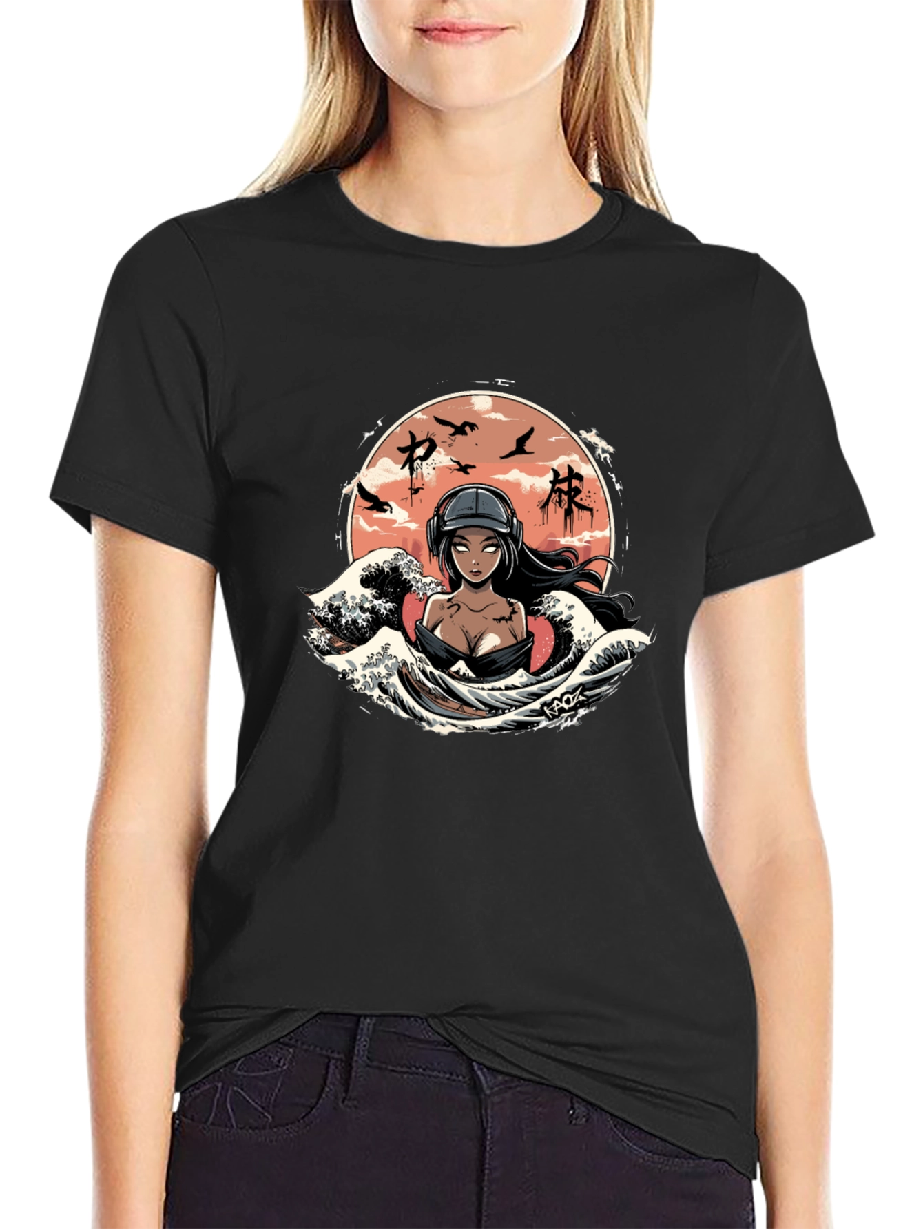 Anime Wave Art T-Shirt