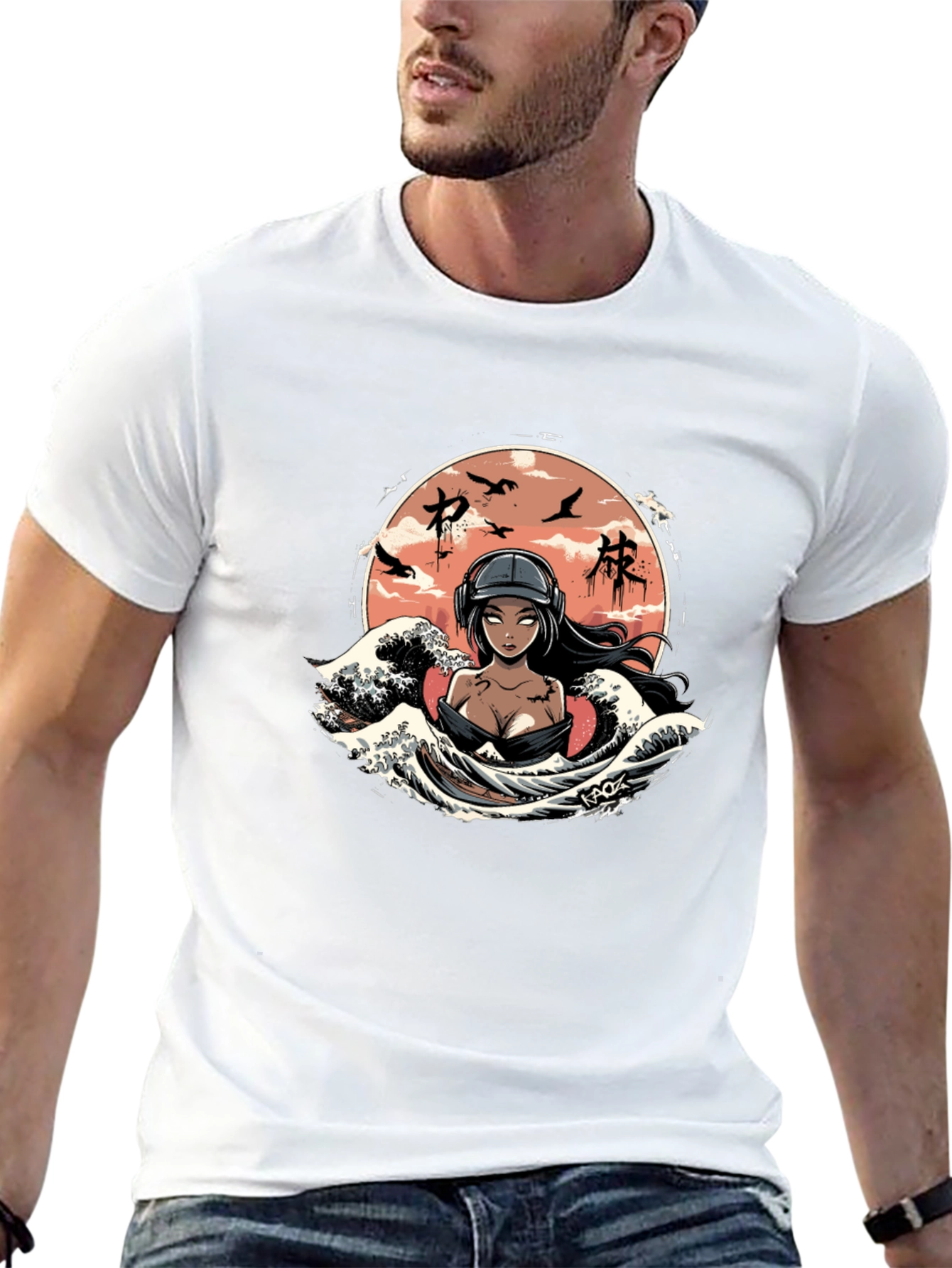 Anime Wave Art T-Shirt