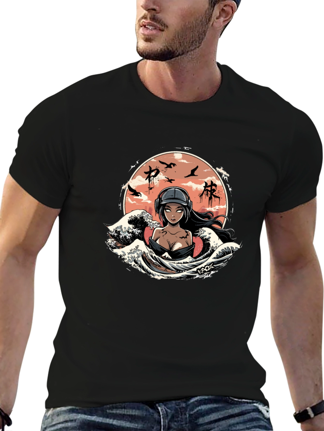 Anime Wave Art T-Shirt