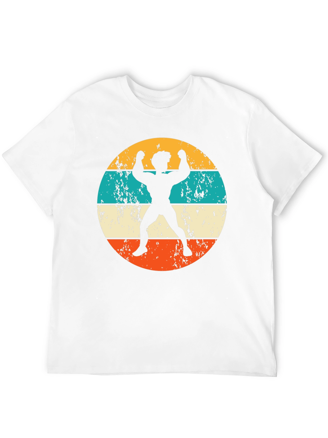 Retro Bodybuilder Graphic T-Shirt