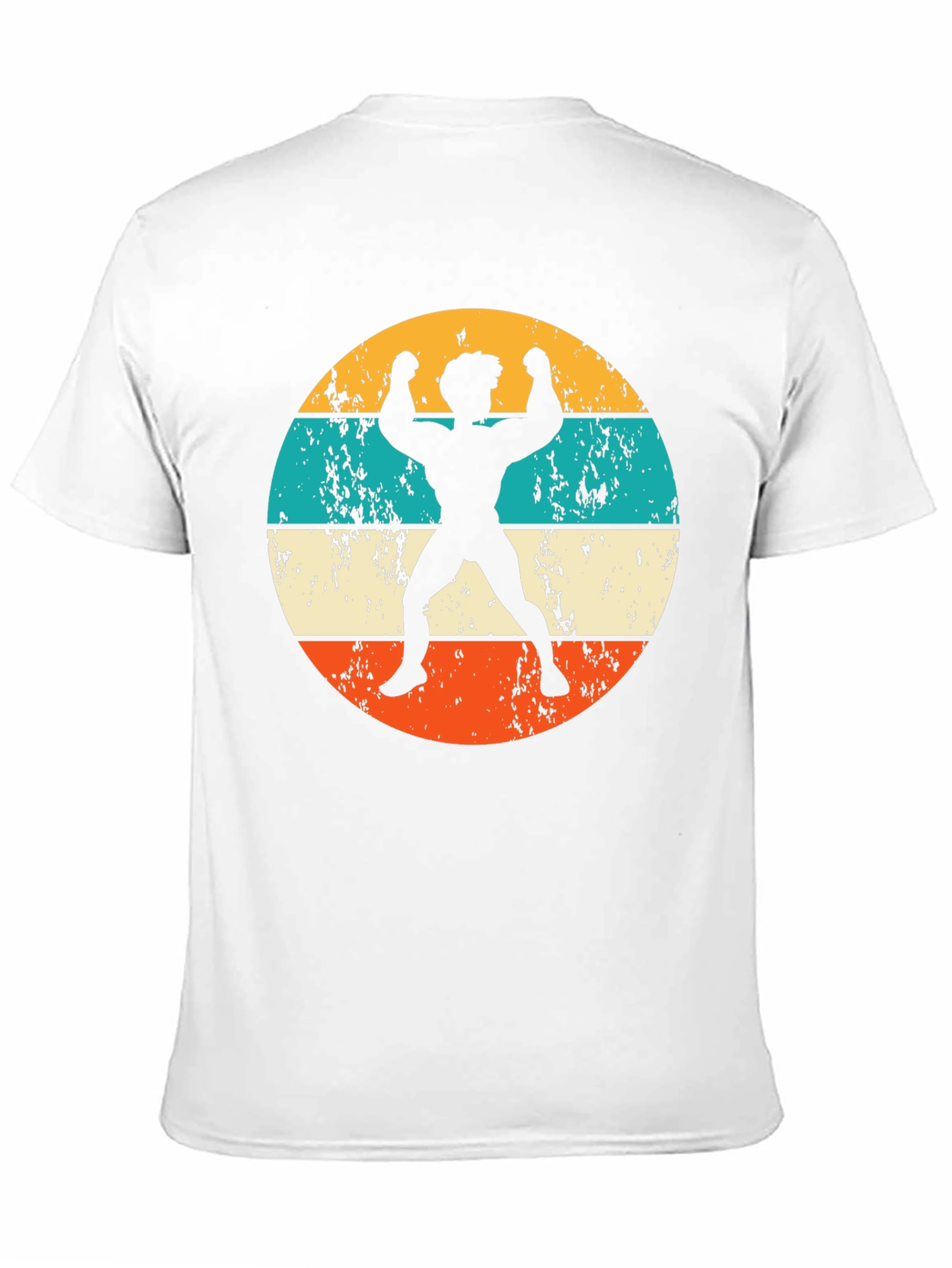 Retro Bodybuilder Graphic T-Shirt