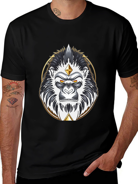 Diamond Gorilla Graphic Tee - Black T-Shirt