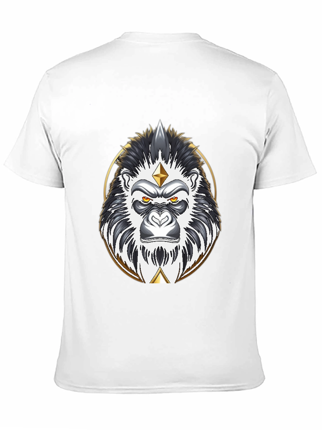Diamond Gorilla Graphic Tee - Black T-Shirt