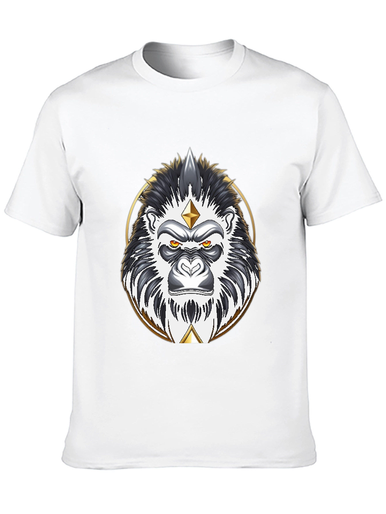 Diamond Gorilla Graphic Tee - Black T-Shirt