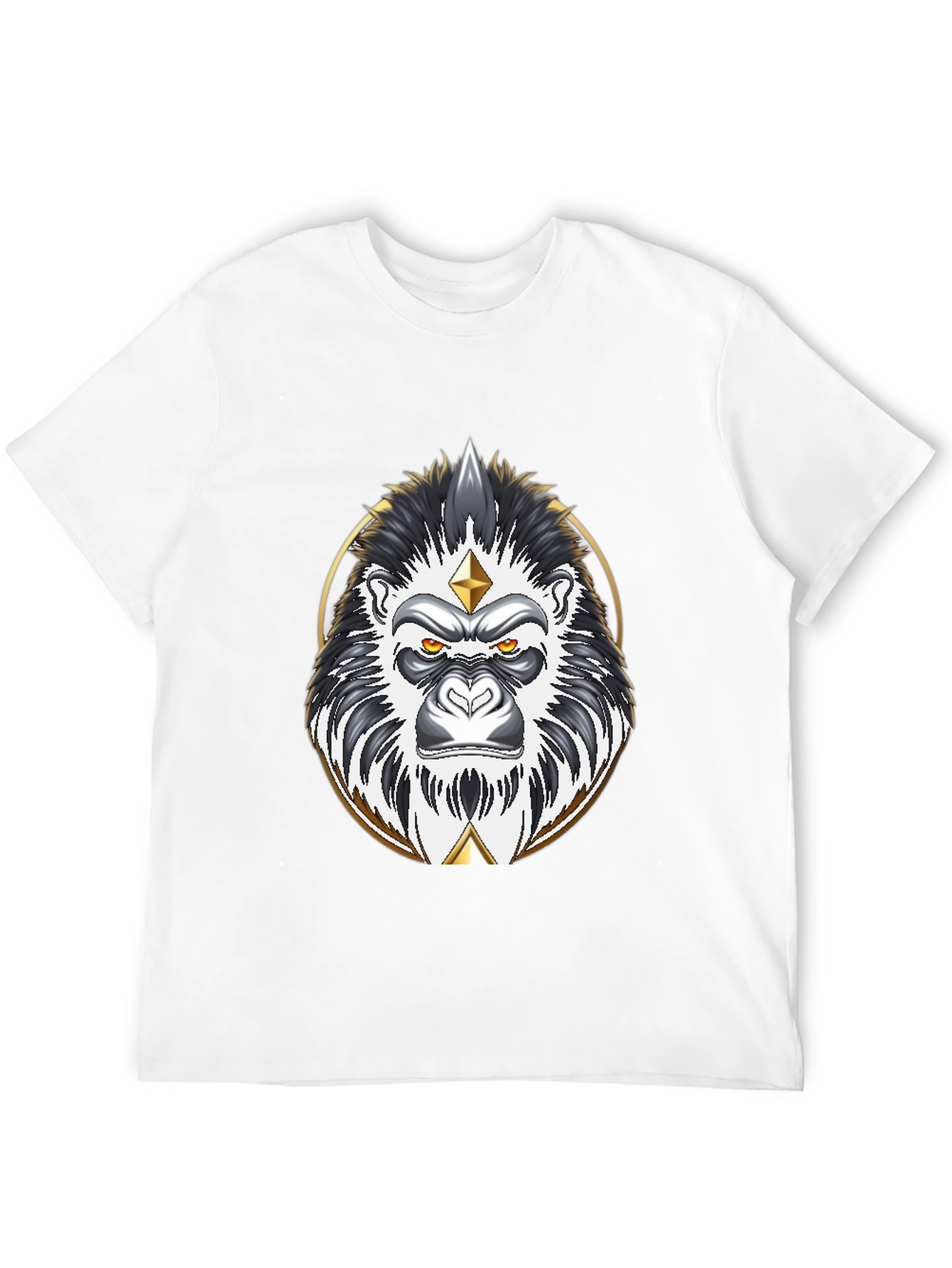 Diamond Gorilla Graphic Tee - Black T-Shirt
