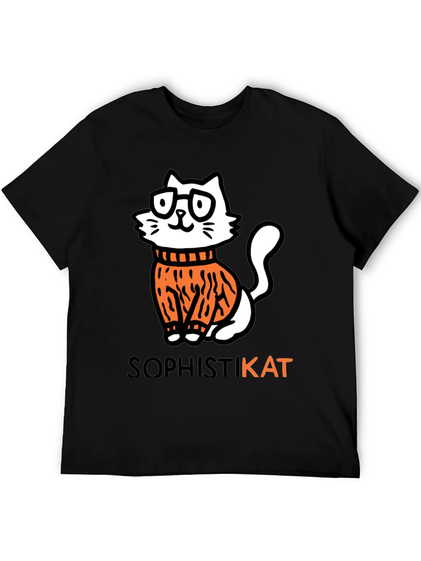 SophistiKAT Tee - Black Cat T-Shirt