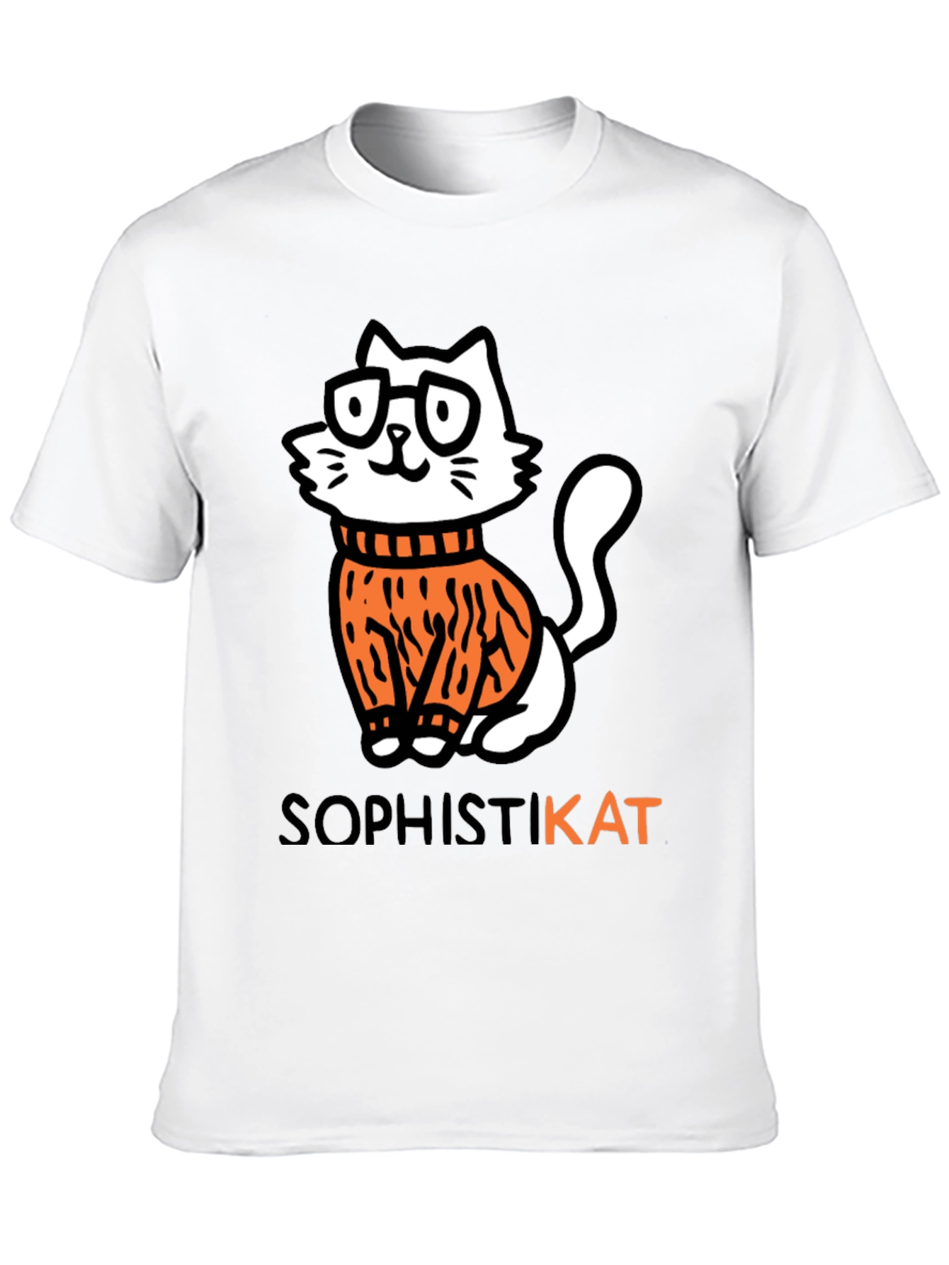 SophistiKAT Tee - Black Cat T-Shirt