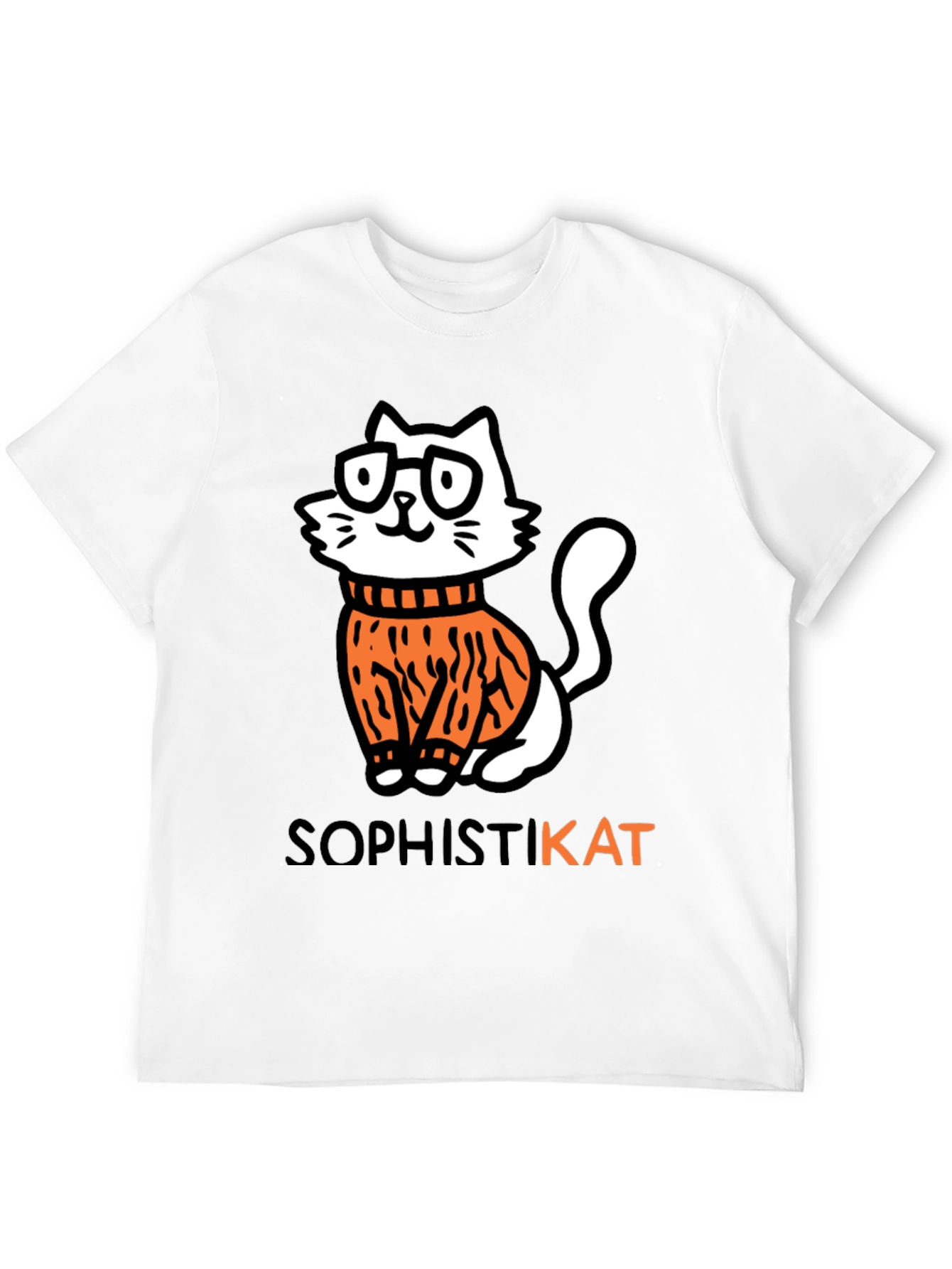SophistiKAT Tee - Black Cat T-Shirt