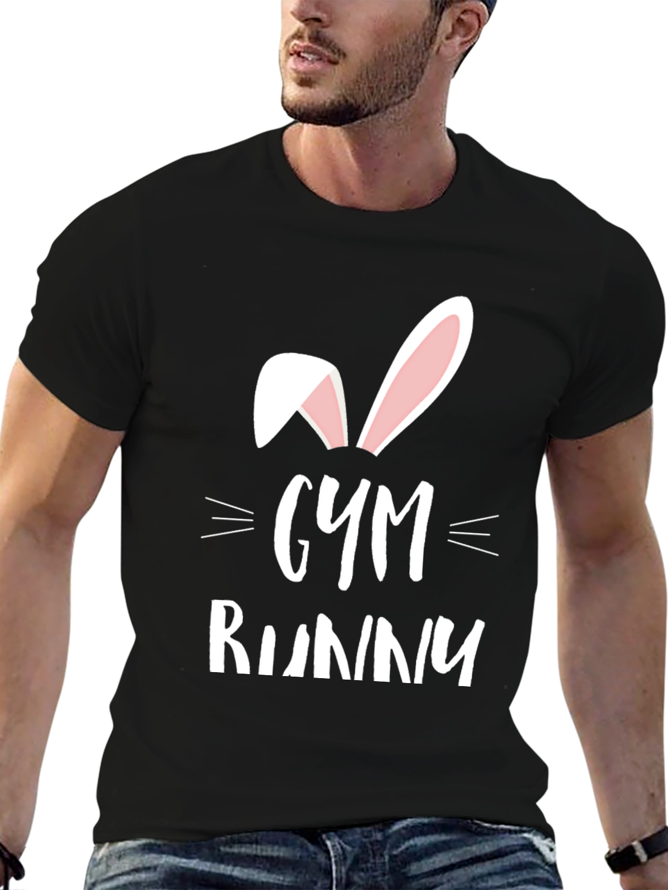 Gym Bunny T-Shirt - Funny Easter Workout Tee