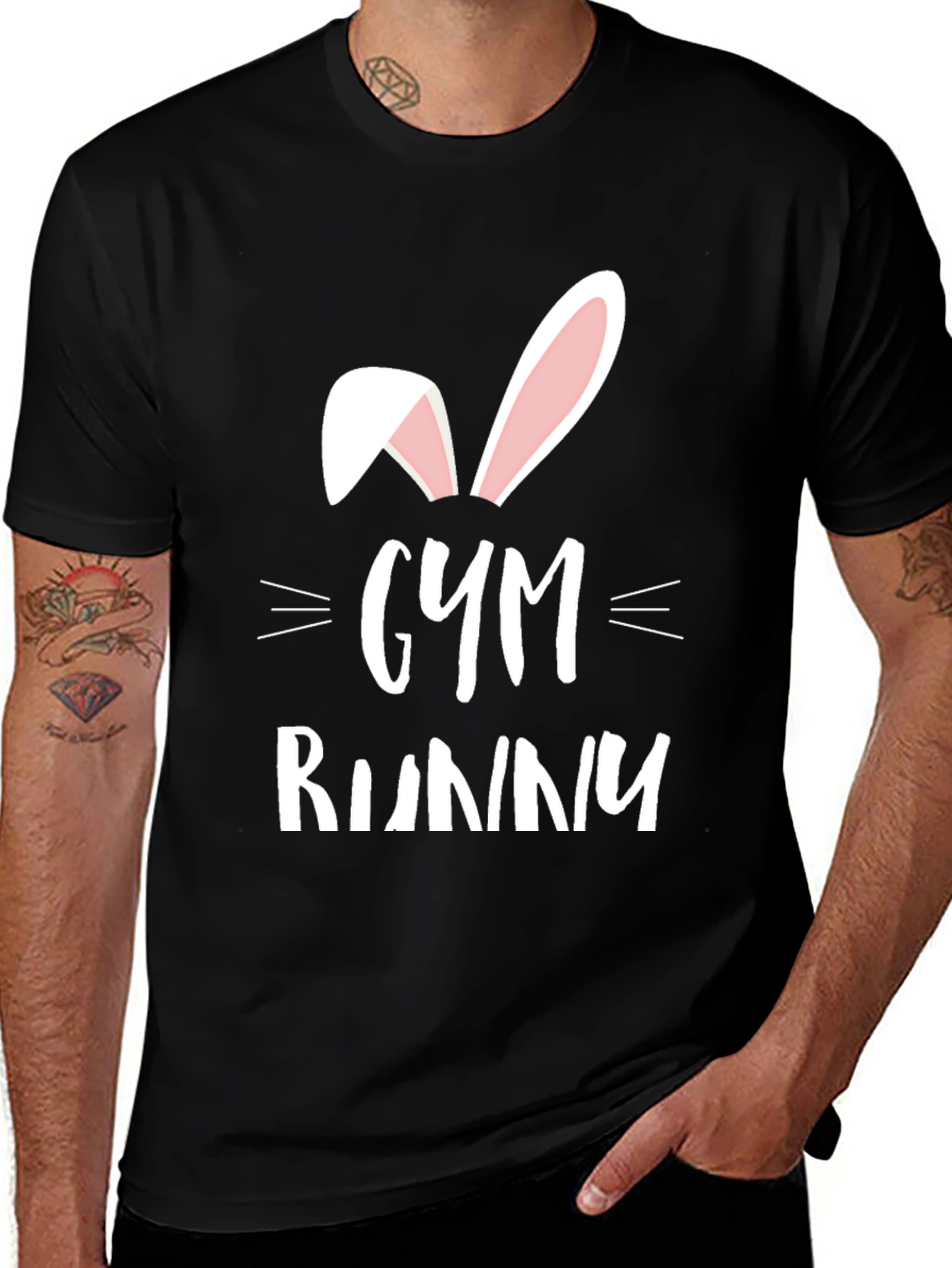 Gym Bunny T-Shirt - Funny Easter Workout Tee