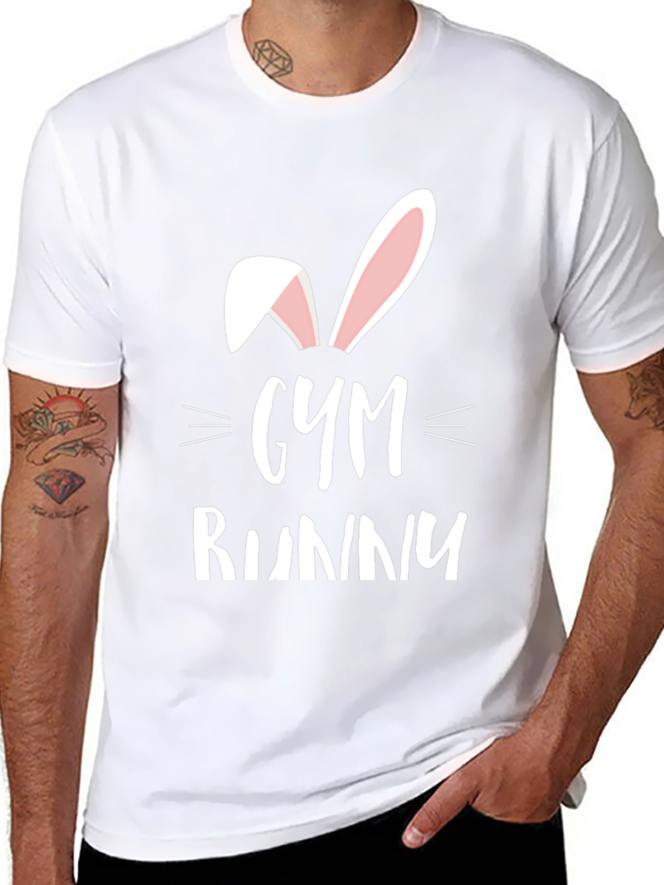 Gym Bunny T-Shirt - Funny Easter Workout Tee