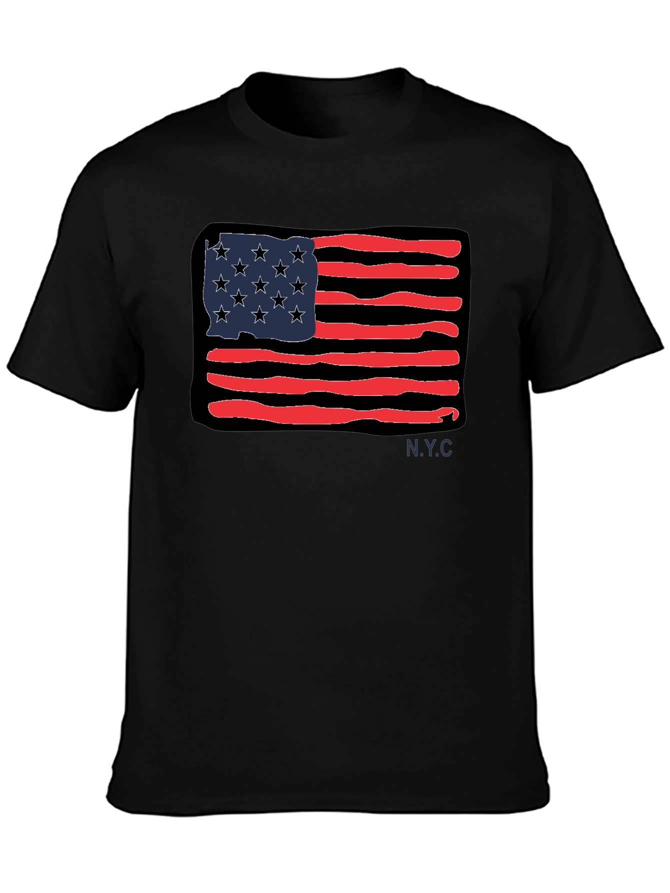 American Flag Graphic Tee - NYC Pride