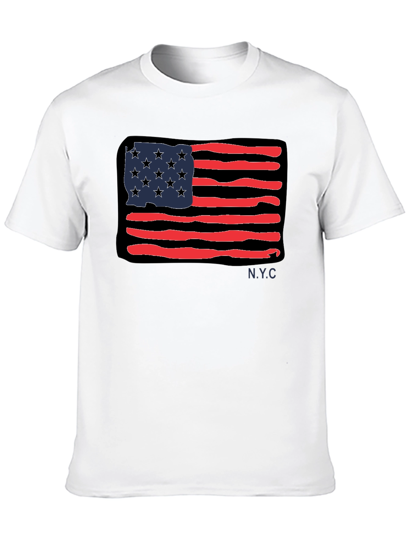 American Flag Graphic Tee - NYC Pride