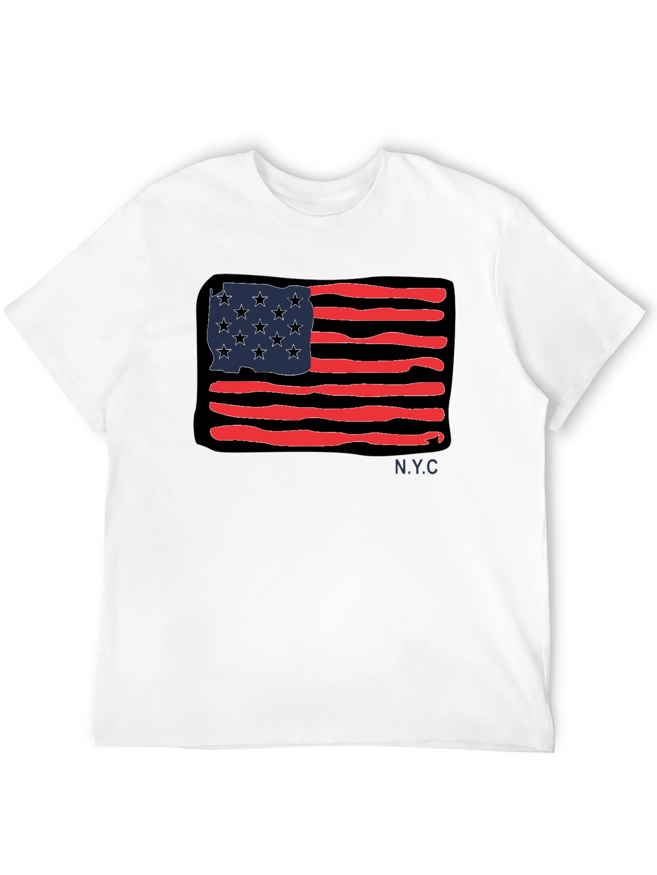 American Flag Graphic Tee - NYC Pride