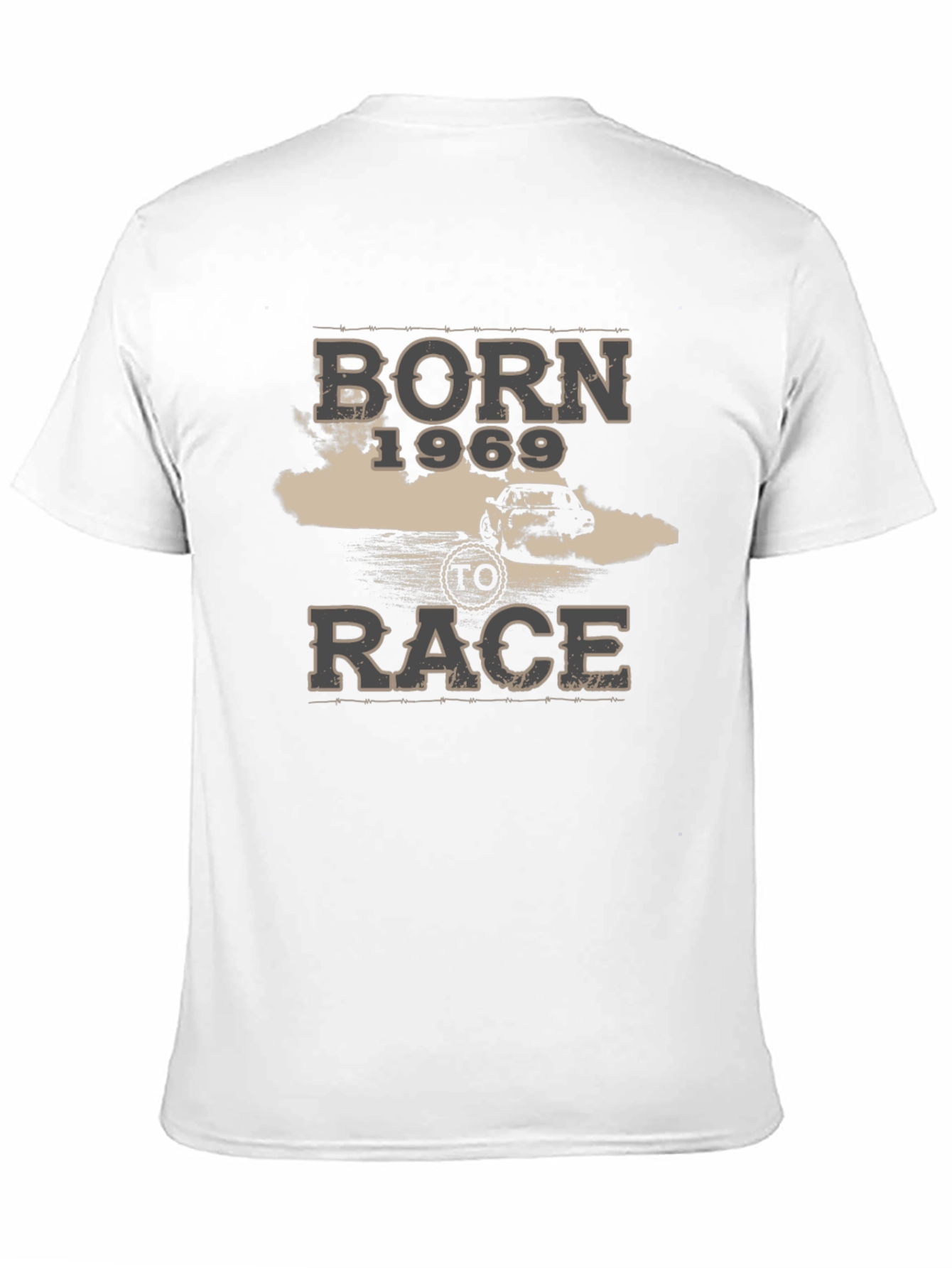 Born 1969 To Race Black Graphic T-Shirt
