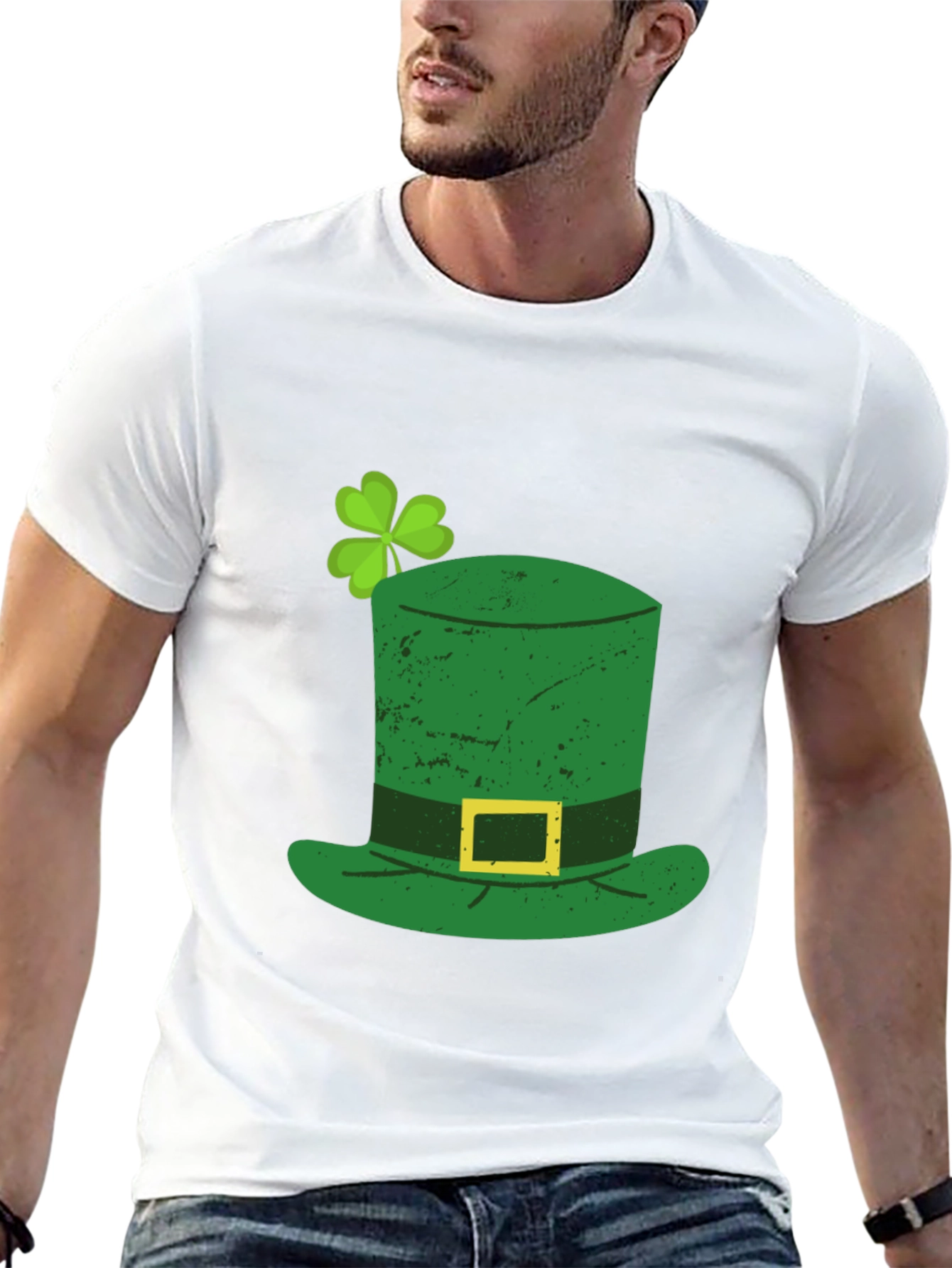 St. Patricks Day Leprechaun Hat Graphic Tee