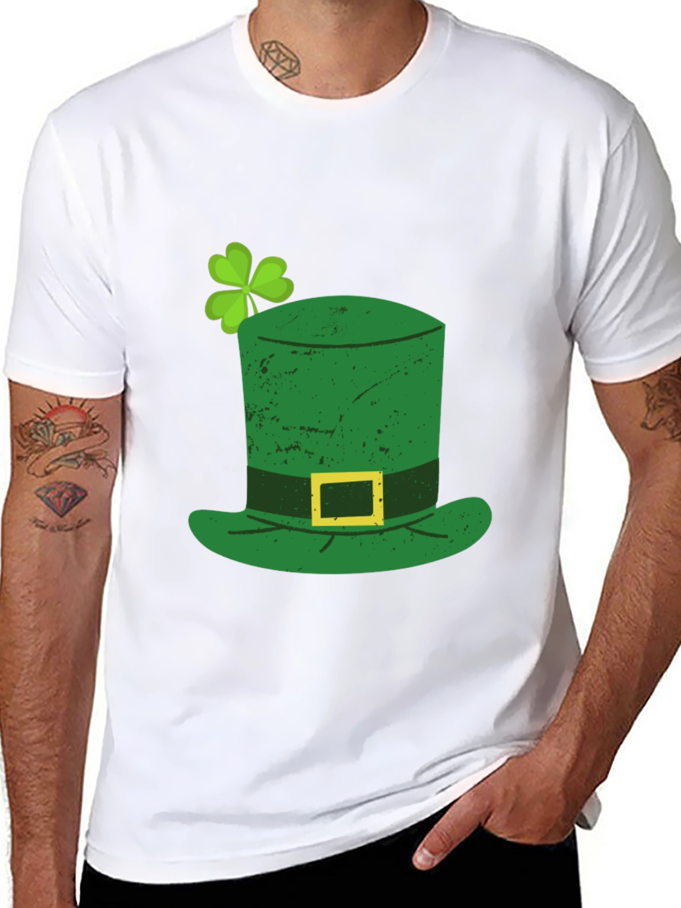 St. Patricks Day Leprechaun Hat Graphic Tee