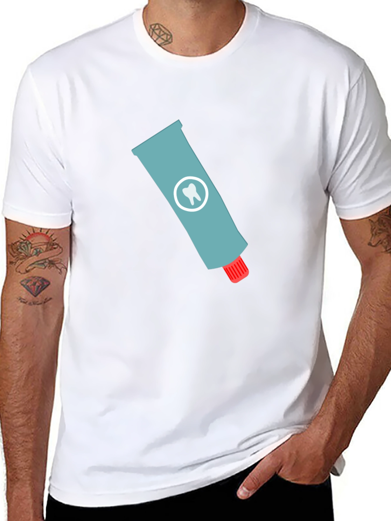 Novelty Toothpaste Graphic Tee