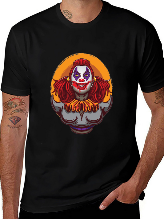 Clown Graphic Tee - Mens Black T-Shirt