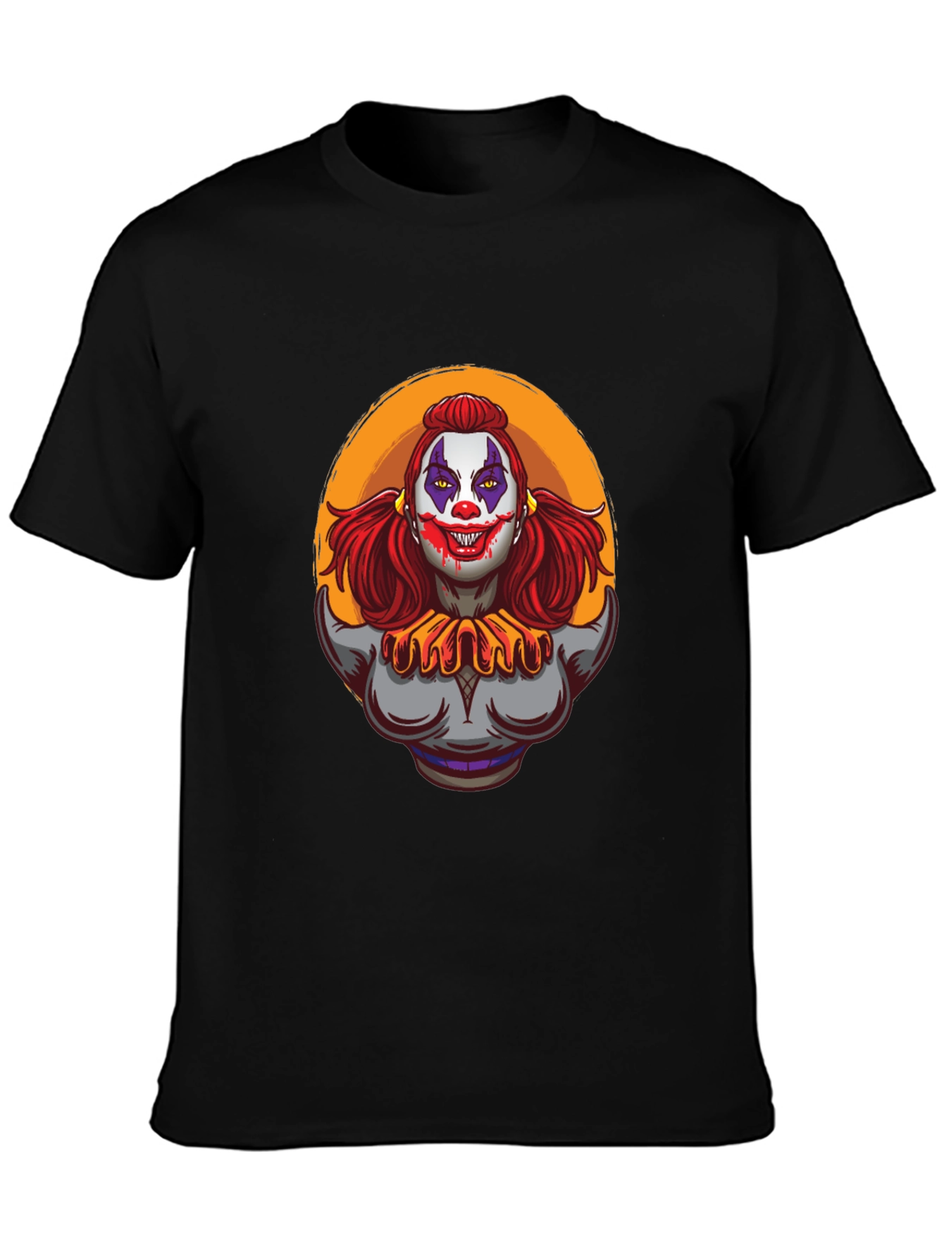 Clown Graphic Tee - Mens Black T-Shirt