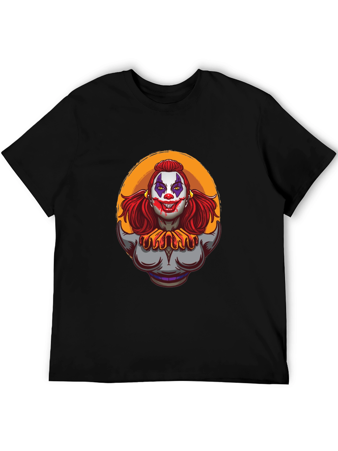 Clown Graphic Tee - Mens Black T-Shirt