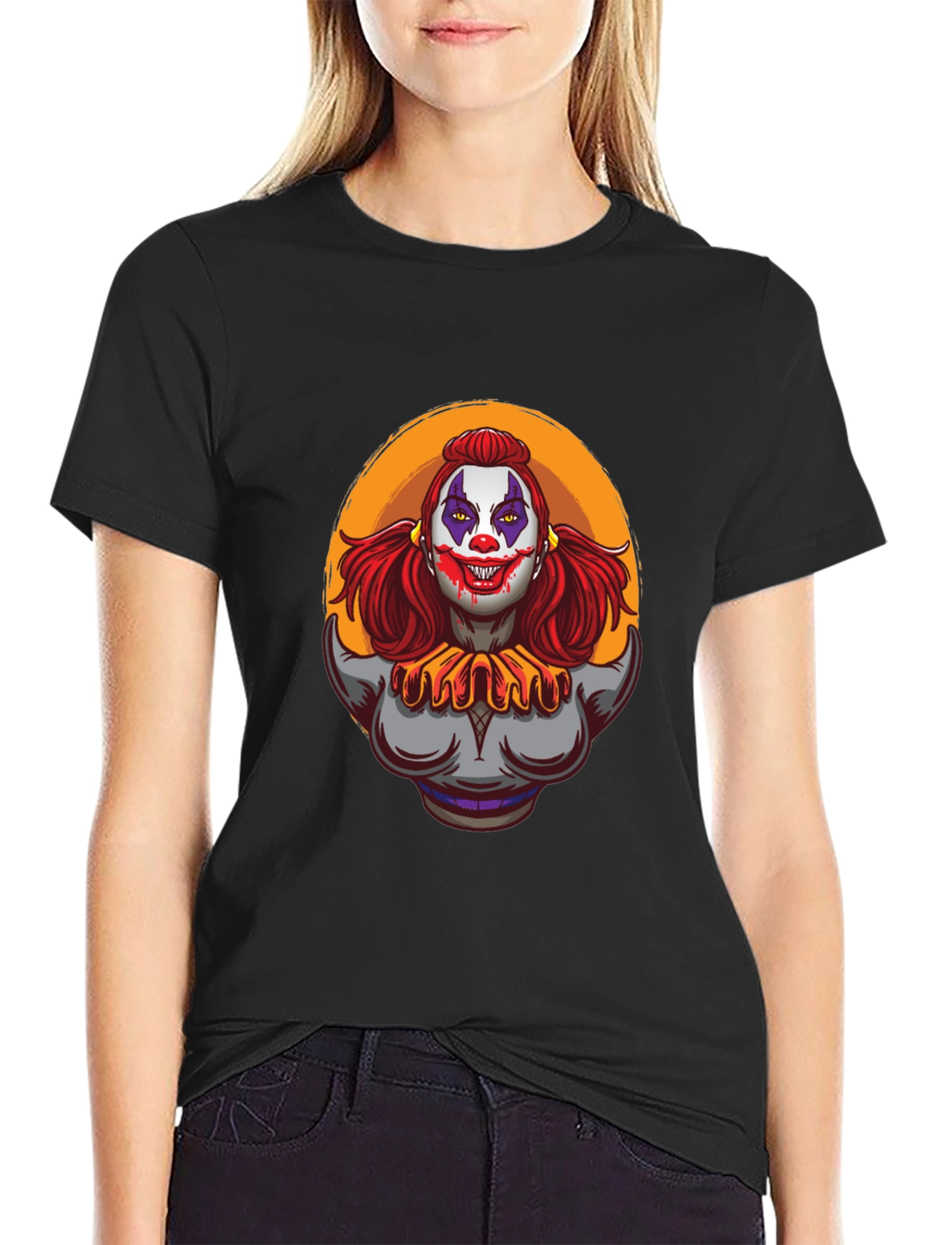 Clown Graphic Tee - Mens Black T-Shirt