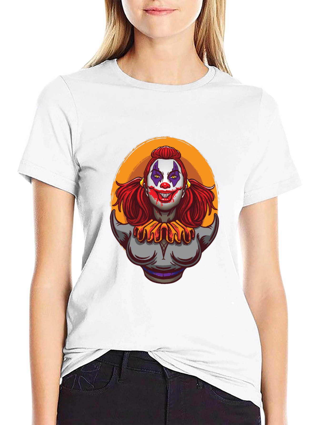 Clown Graphic Tee - Mens Black T-Shirt