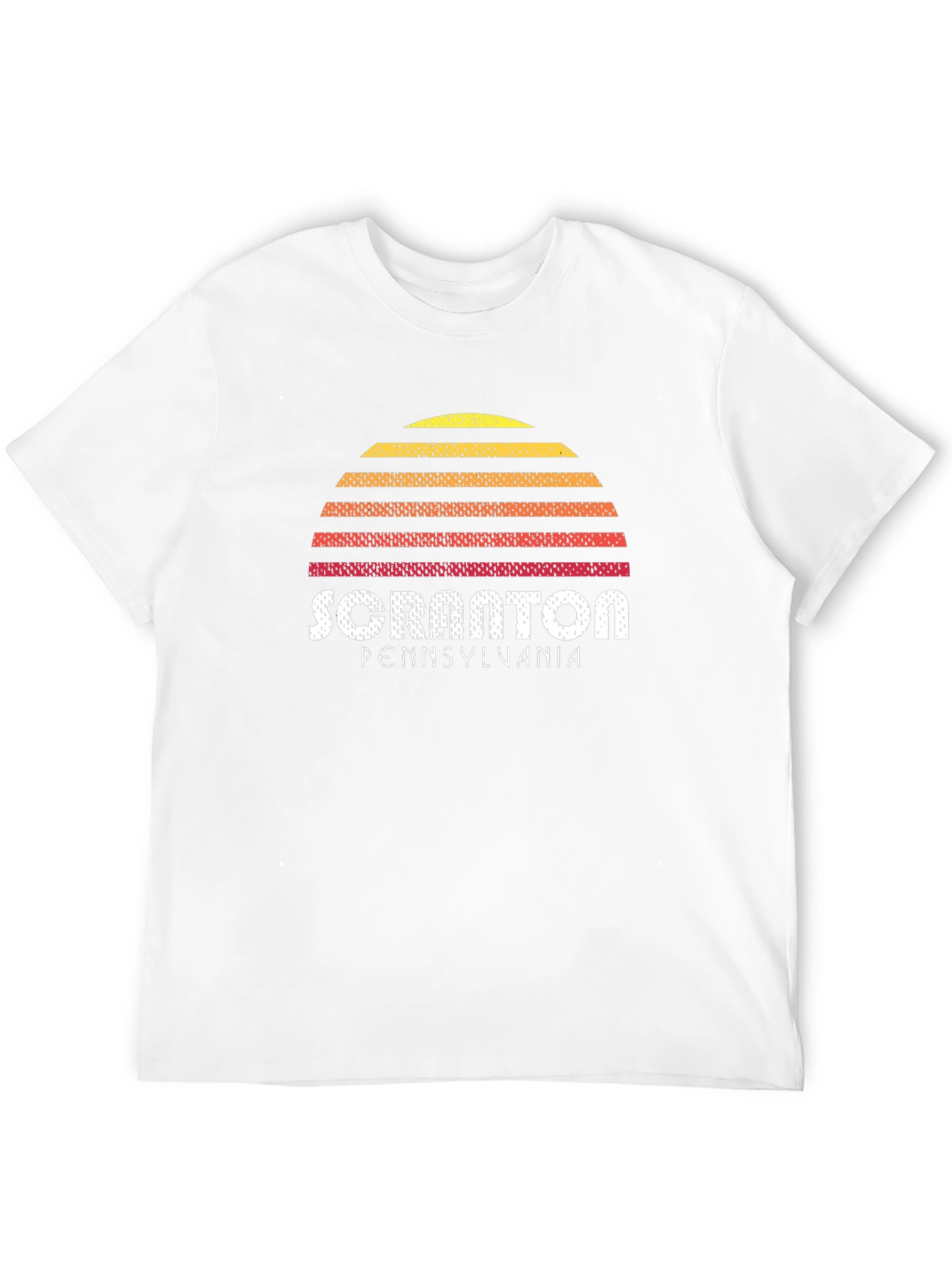 Scranton Pennsylvania Retro Sunset T-Shirt