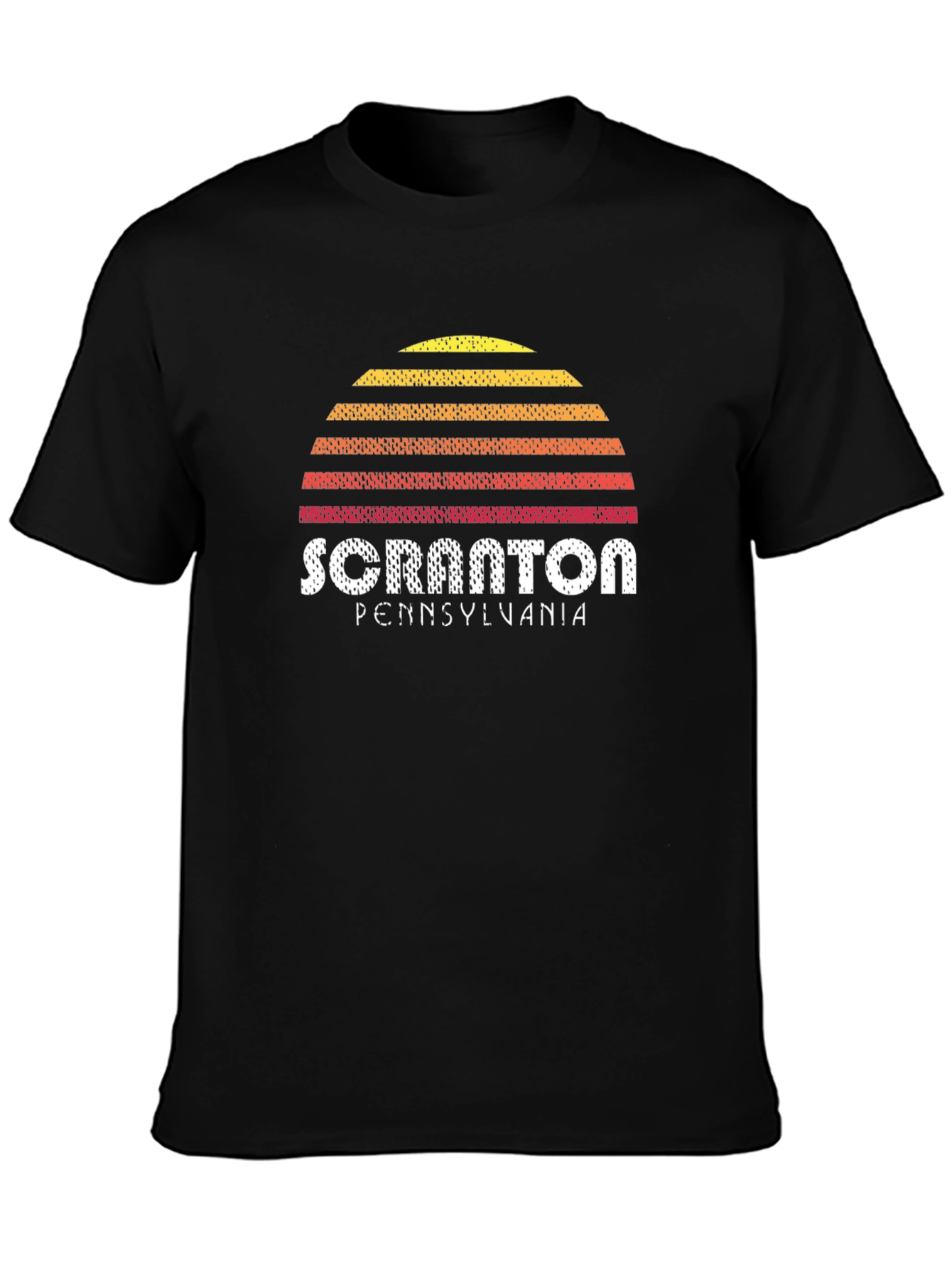 Scranton Pennsylvania Retro Sunset T-Shirt