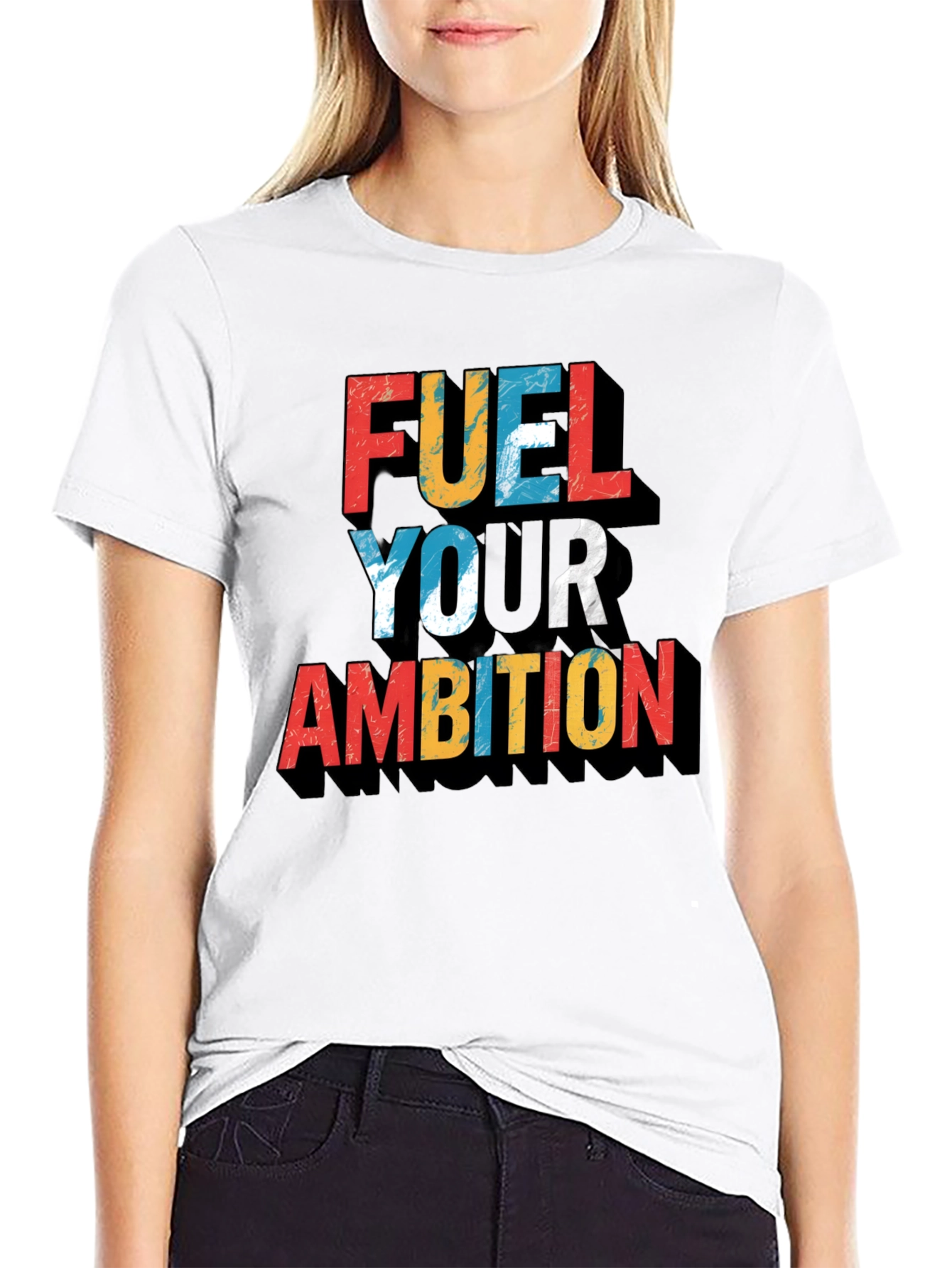 Fuel Your Ambition Graphic Tee - Black
