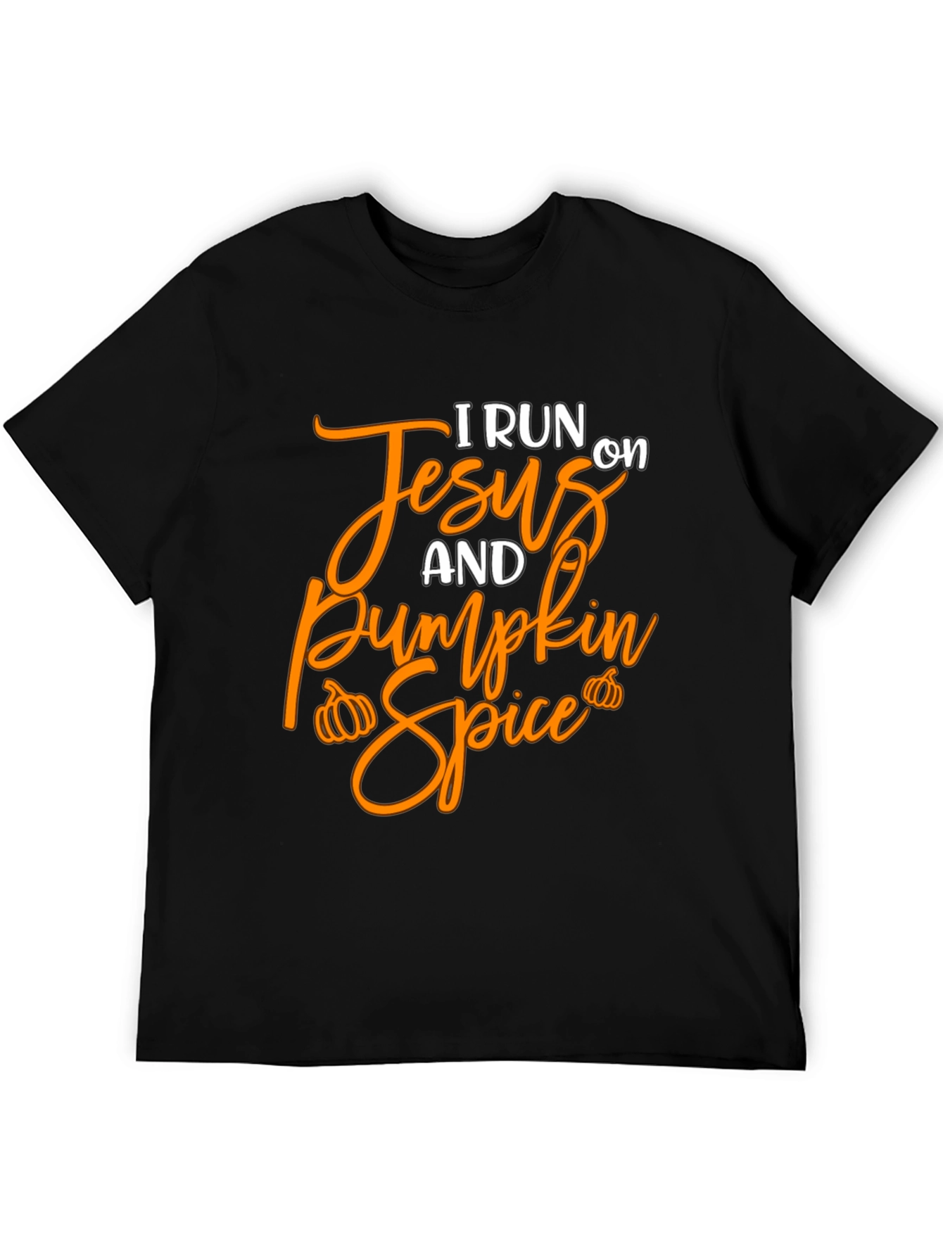 I Run on Jesus and Pumpkin Spice T-Shirt