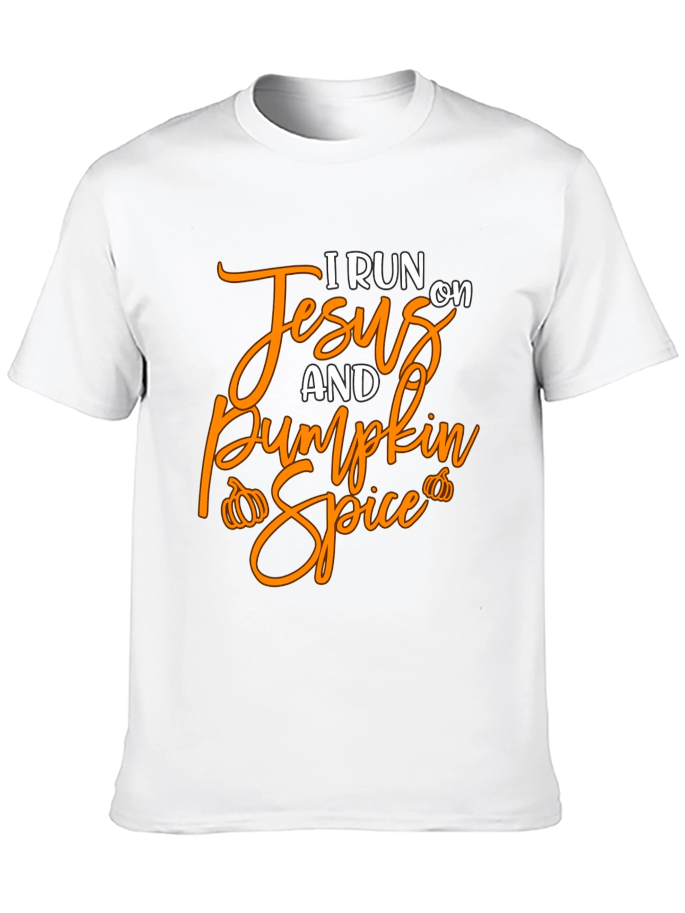 I Run on Jesus and Pumpkin Spice T-Shirt