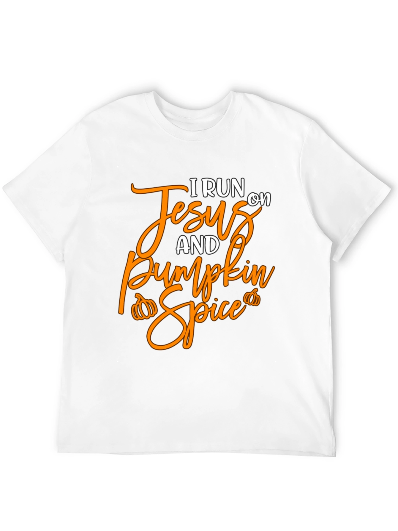 I Run on Jesus and Pumpkin Spice T-Shirt