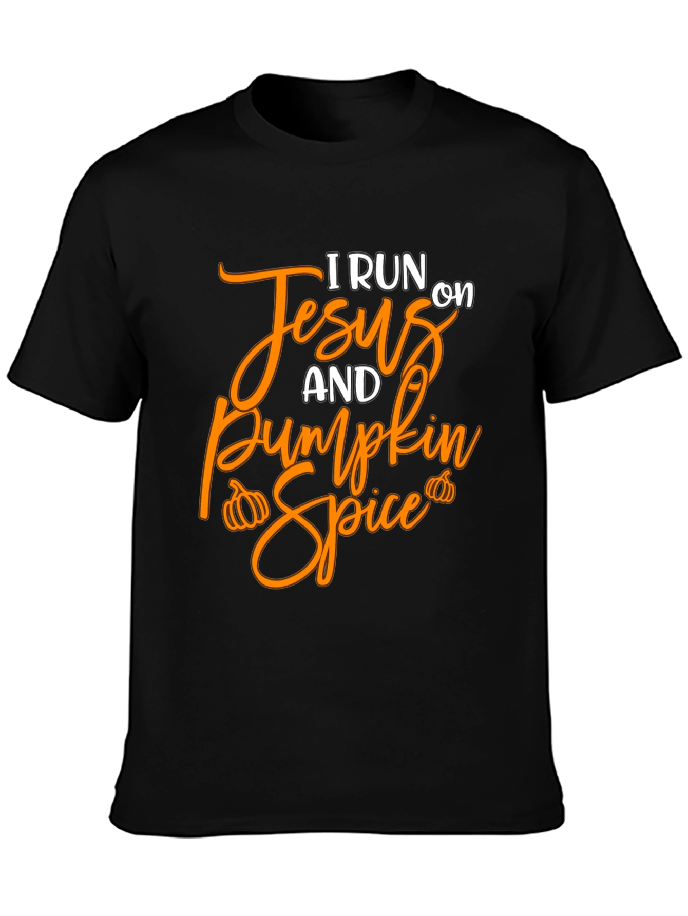 I Run on Jesus and Pumpkin Spice T-Shirt