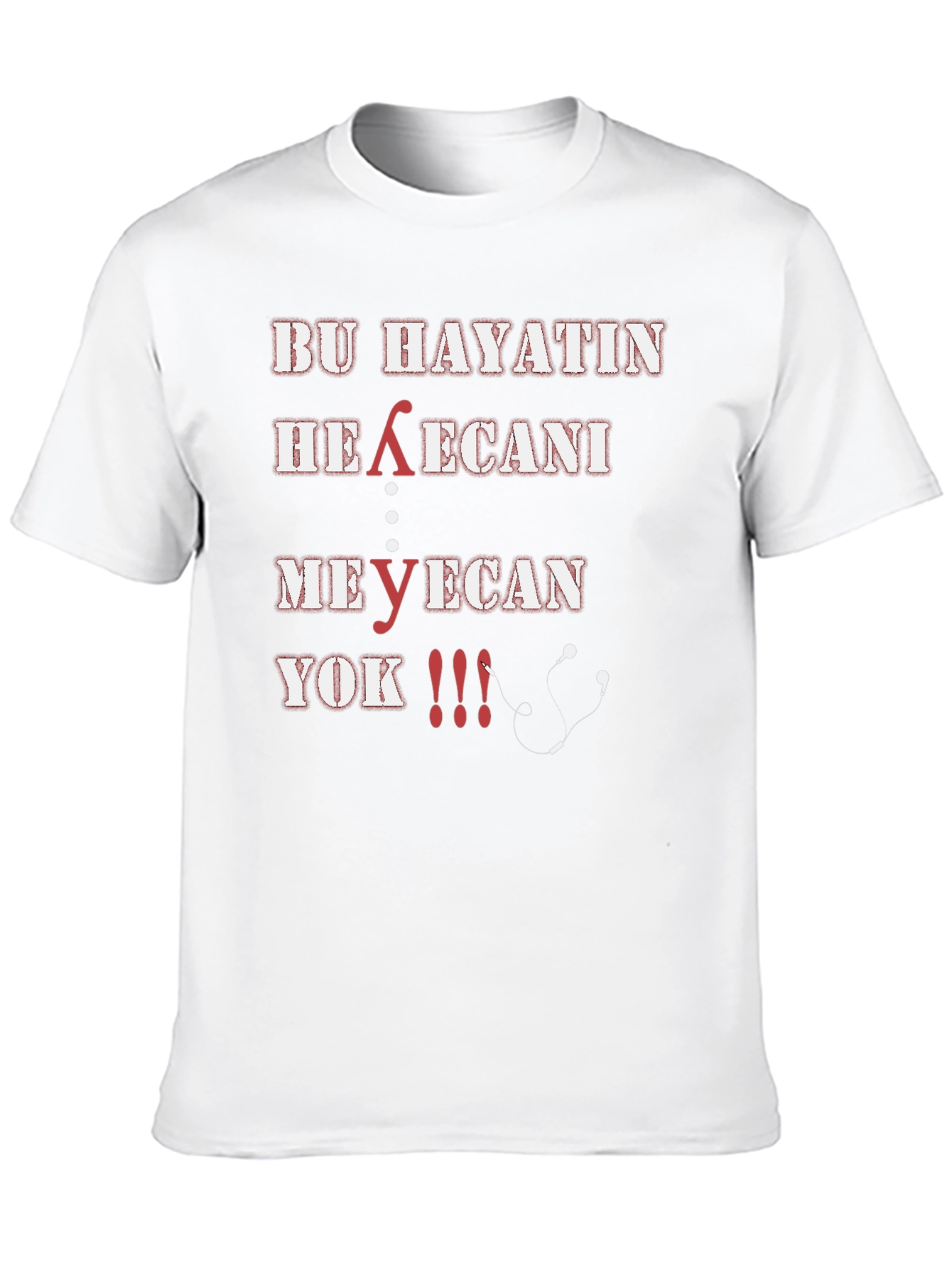 Black Graphic Tee: Bu Hayatin Heyecani Design