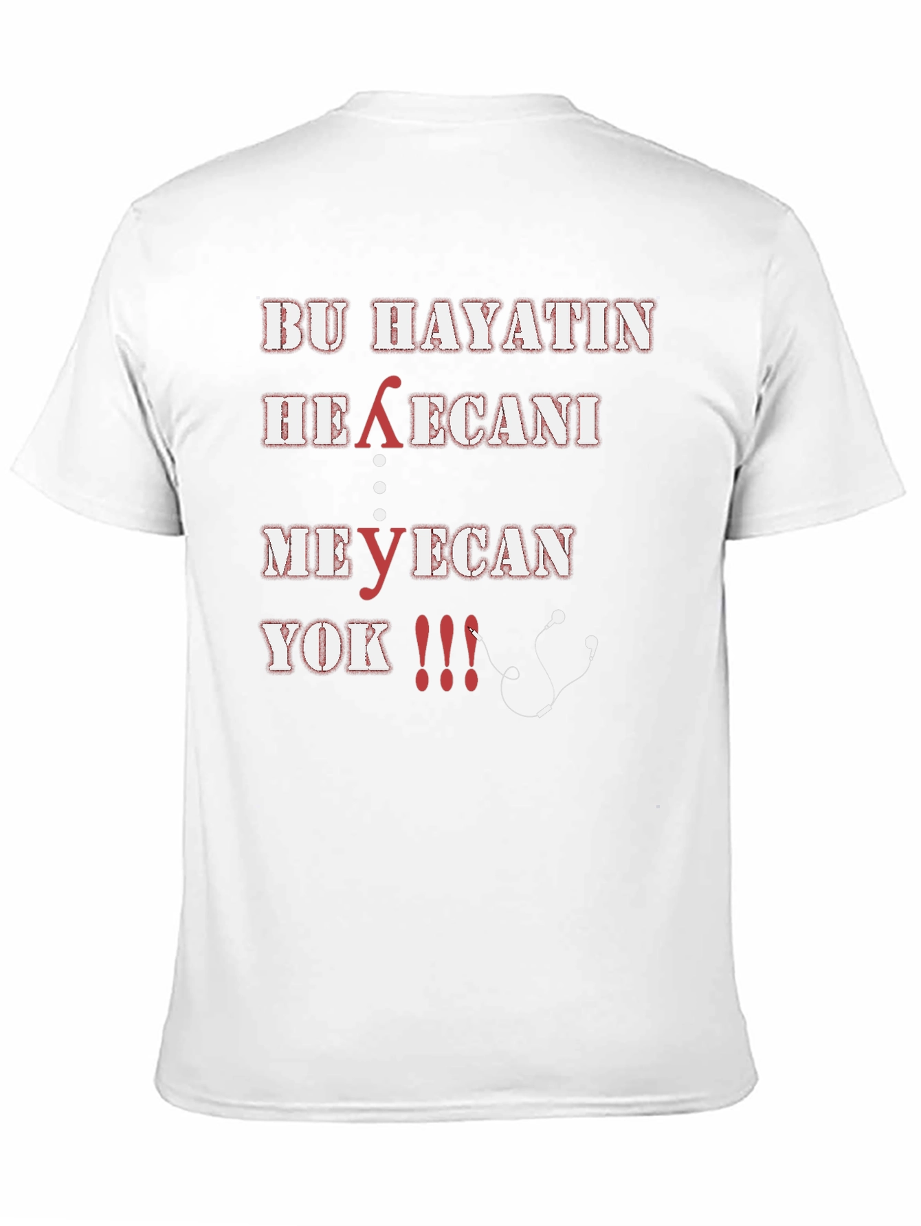 Black Graphic Tee: Bu Hayatin Heyecani Design