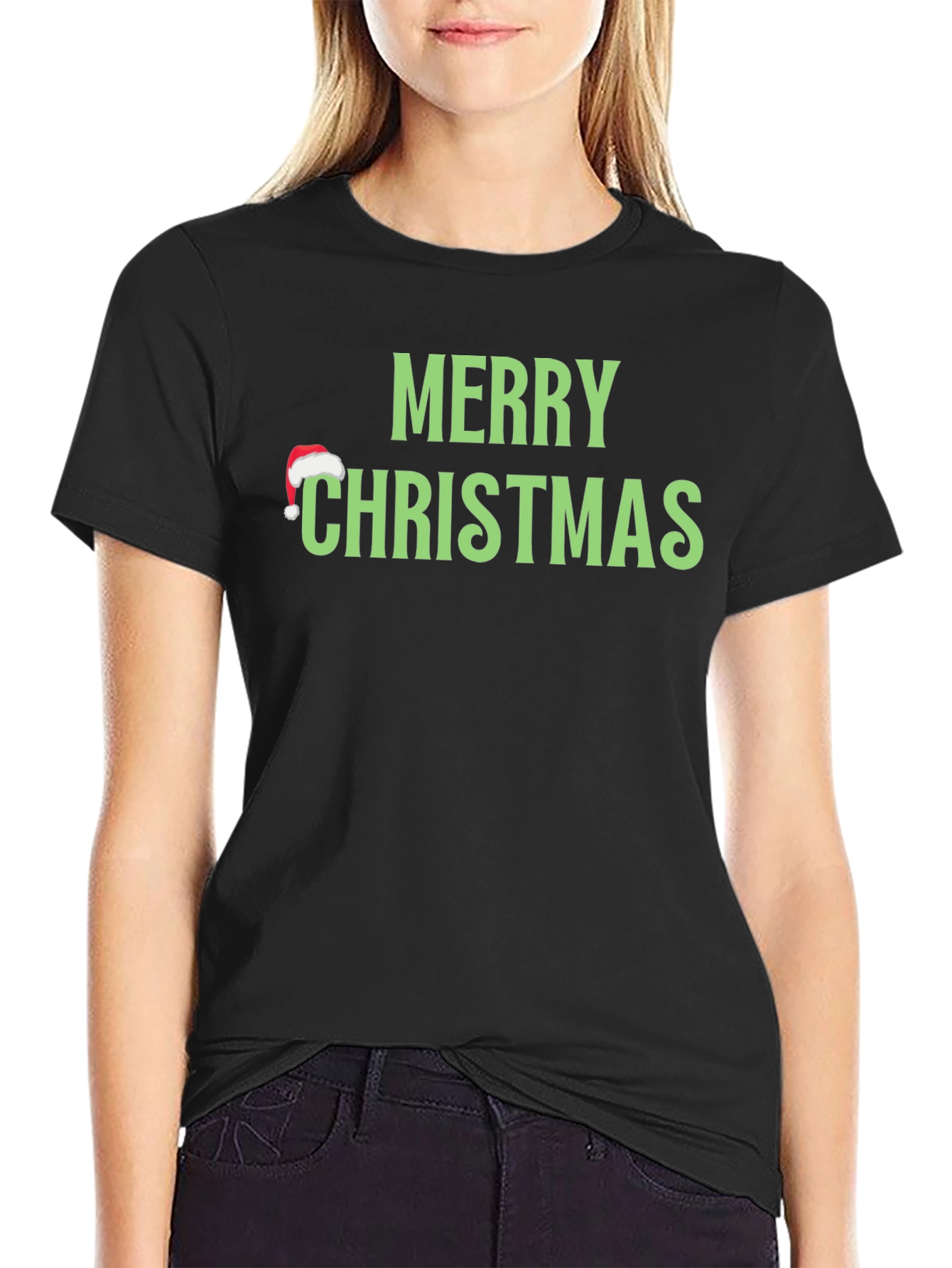 Merry Christmas Graphic Tee Holiday Apparel