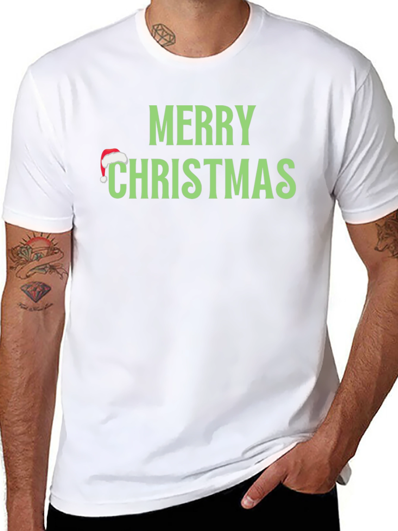 Merry Christmas Graphic Tee Holiday Apparel