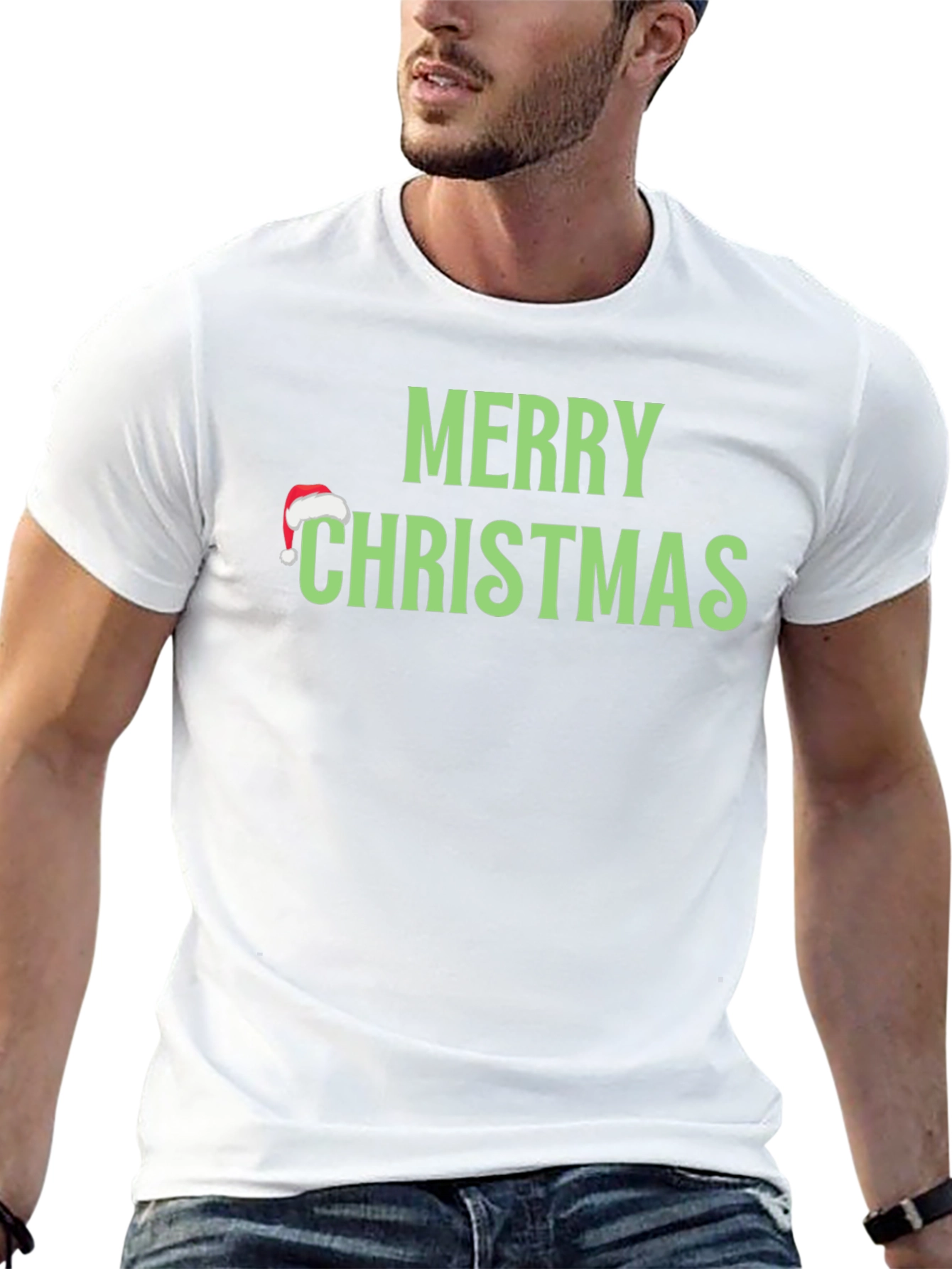 Merry Christmas Graphic Tee Holiday Apparel